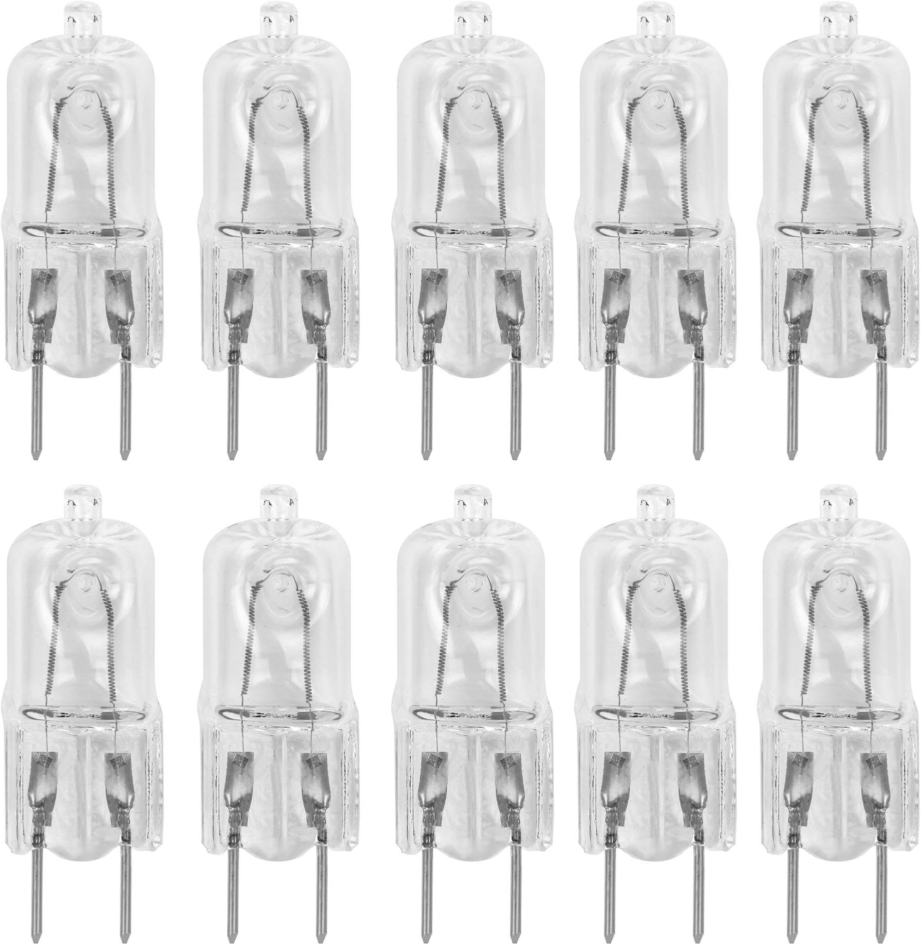 Ansxiy 12 Vmonster® 10 x G8 20W 120V Halogen Bulbs Jcd Type 110V 130V 20W T4 G8 120V