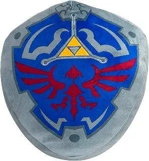 Club Mocchi-Mocchi- ニンテンドー ゼルダの伝説 ぬいぐるみ - Hylian Shield Plushie - ゼルダの伝説 ティアーズ・オブ・ザ・キングダム コレクタブルスクイーズ - 15インチ