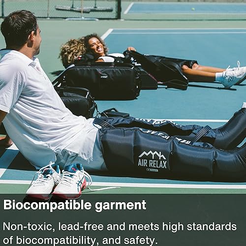 Miniatura 5 de Air Relax Plus AR-3 Botas de compresión profesionales, sistema de recuperación de piernas aprobado por la FDA, botas de recuperación de grado médico