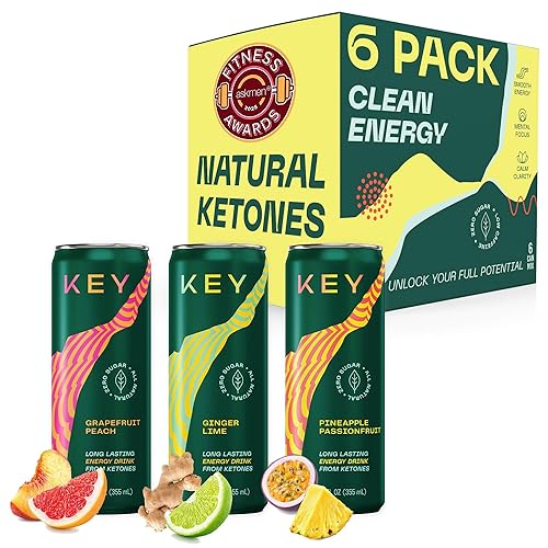 KEY Ketone Drink - Ketones for Energy & Focus, Sugar