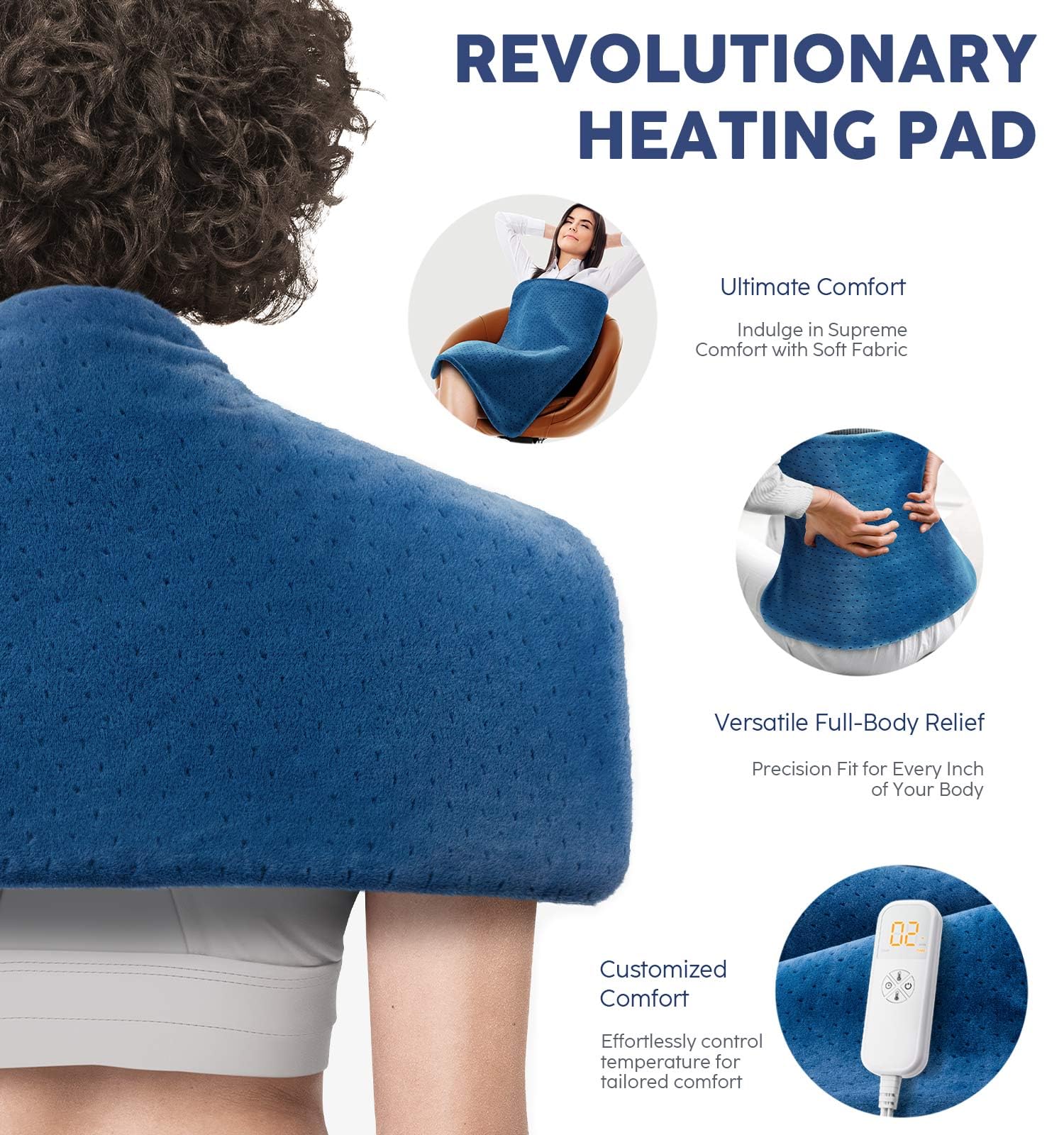 Heating Pad for Back Pain Relief, 33