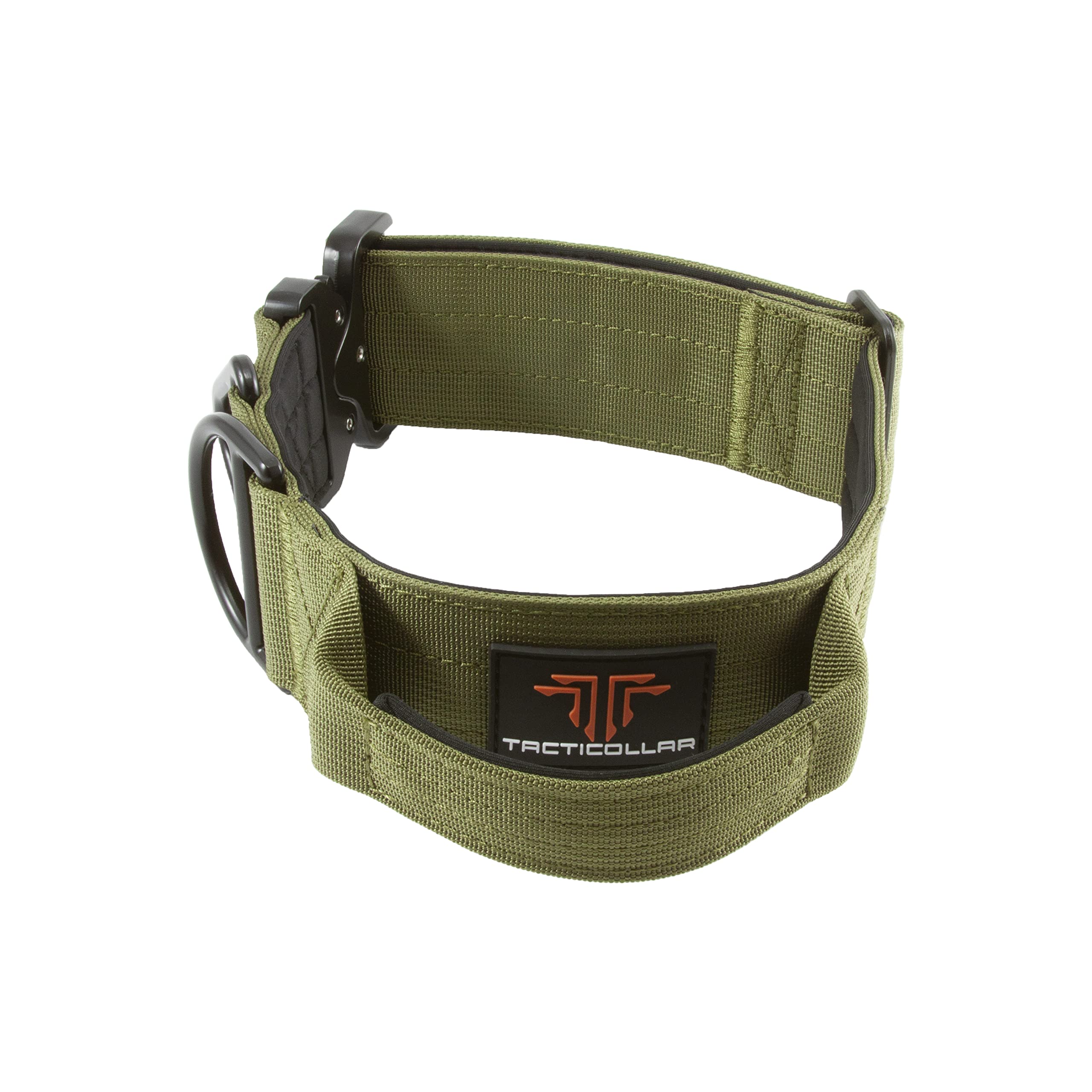Tacticollar, 2 inch Tactical Dog Collar with Handle for Medium and Large Dogs Mil Spec Nylon Collar - Image 4