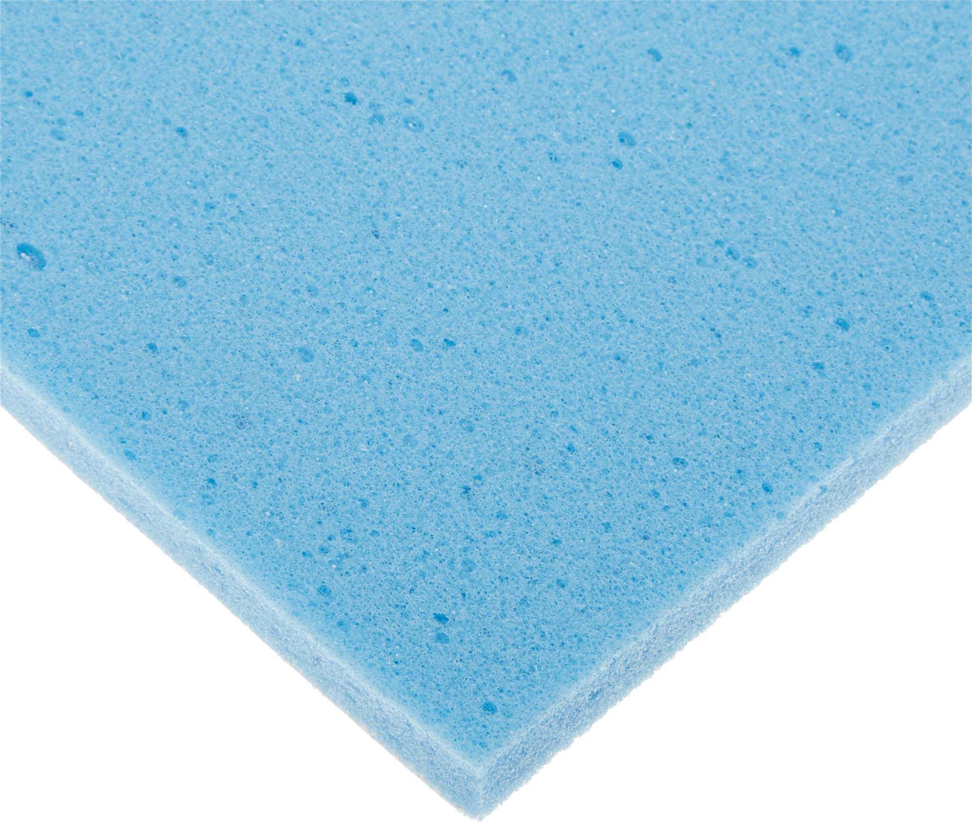 Rolyan Temper Foam, 3/8" x 8" x 12", Self Adhesive Sheets, Blue, Medium Density, Package of 10