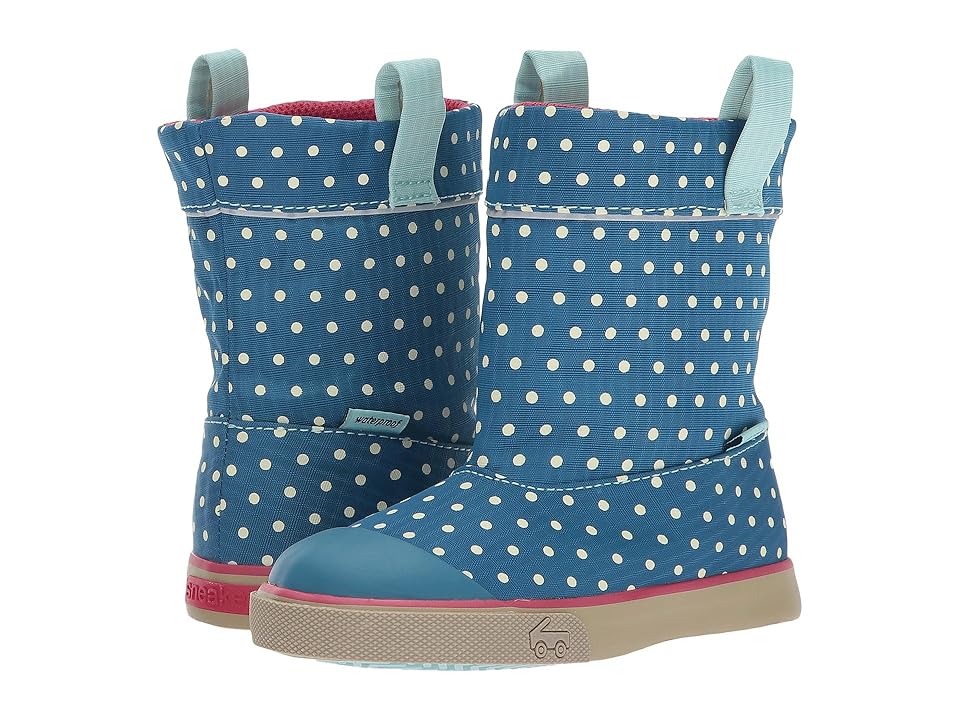 

See Kai Run Kids Montlake WP (Toddler/Little Kid) (Dark Blue) Girl's Shoes