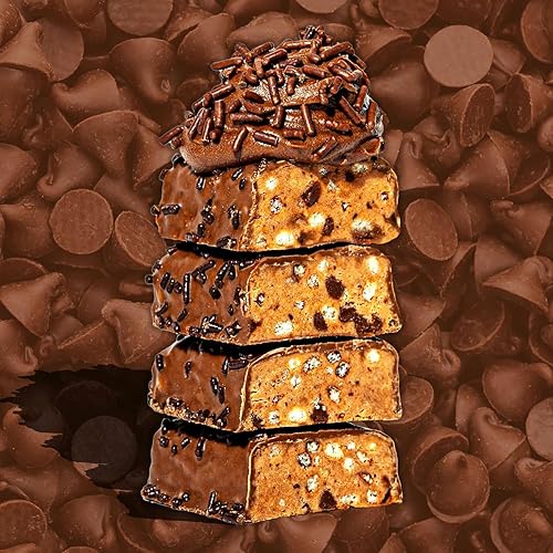 Miniatura 5 de Anabar Barra de proteínas, triple chocolate desperdiciado, la barra de caramelo llena de proteínas, sin alcoholes de azúcar, comida real,