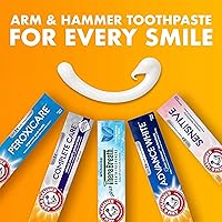 Vista 10 de ARM & Hammer Pasta dental de cuidado completo, pasta dental blanqueadora con bicarbonato de sodio, flúor, protección para toda la boca, sabor a
