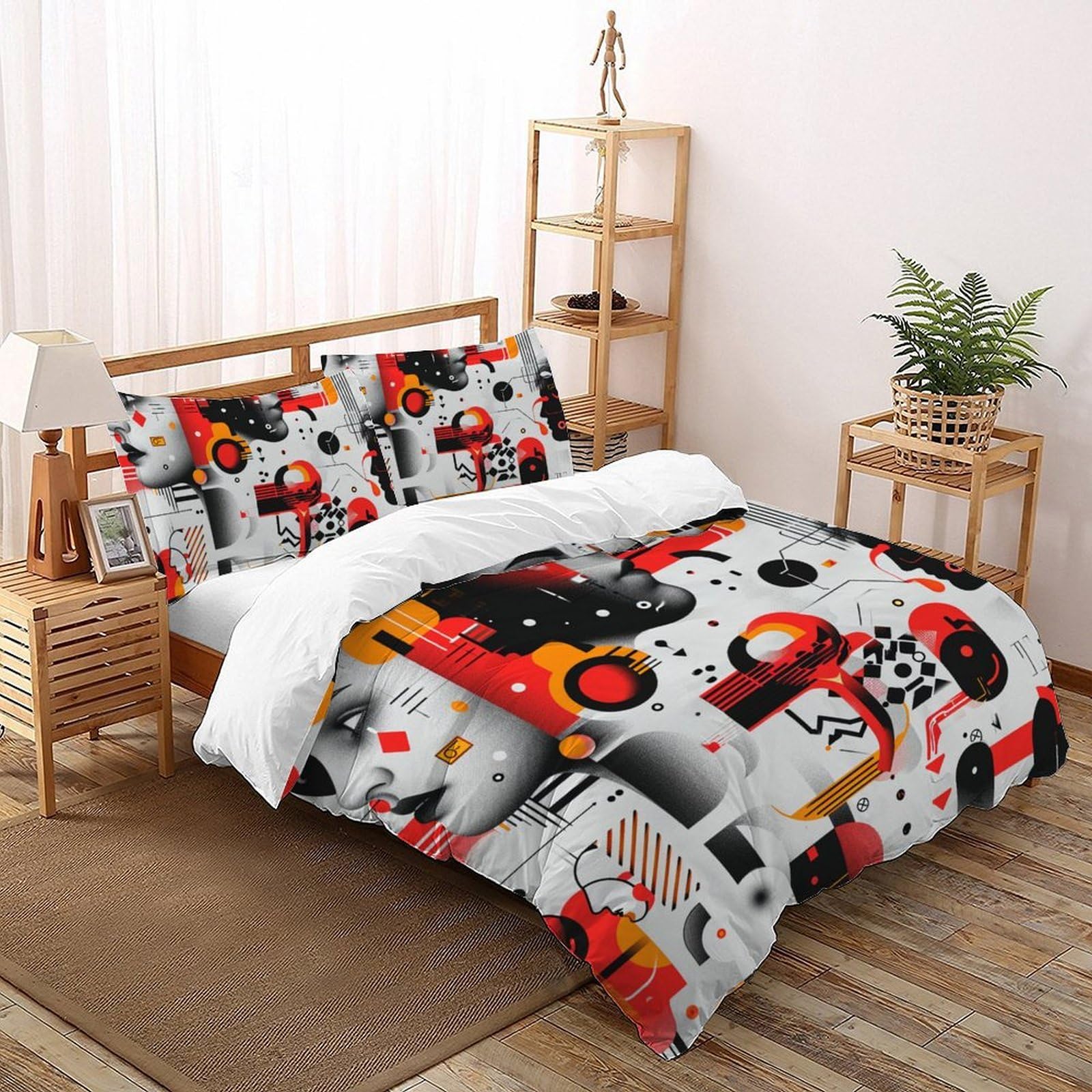 Housses de couette 3D enfants douce et facile d'entretien pour lit double