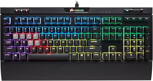 Miniatura 8 de CORSAIR STRAFE RGB MK.2 - Teclado mecánico para juegos - Passthrough USB - Lineal y silencioso - Interruptor rojo Cherry MX - Retroiluminación LED