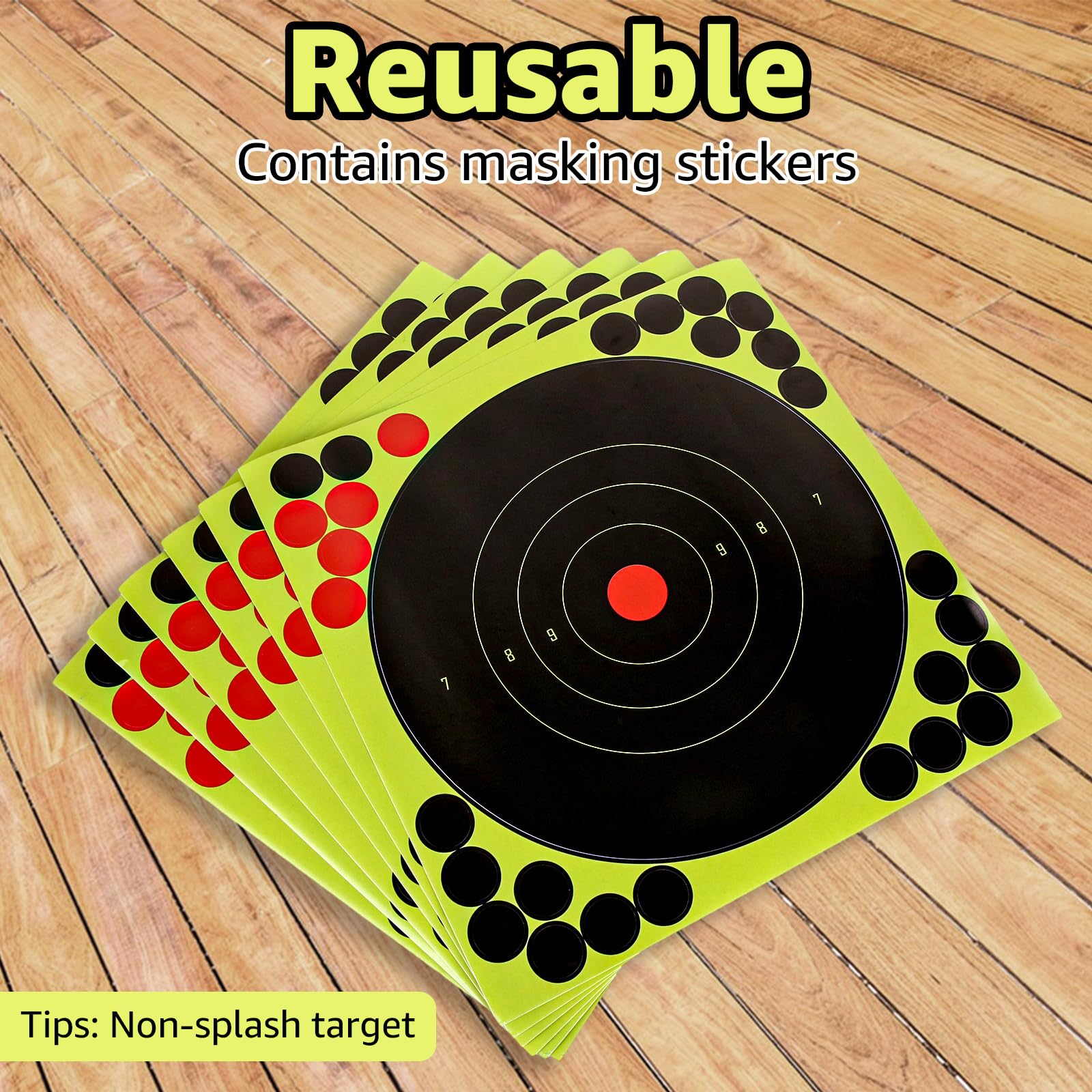 Scan Target Sticker Snapklik.com : 50PCS Self Adhesive Shooting Target, 12 Inch Paper ...