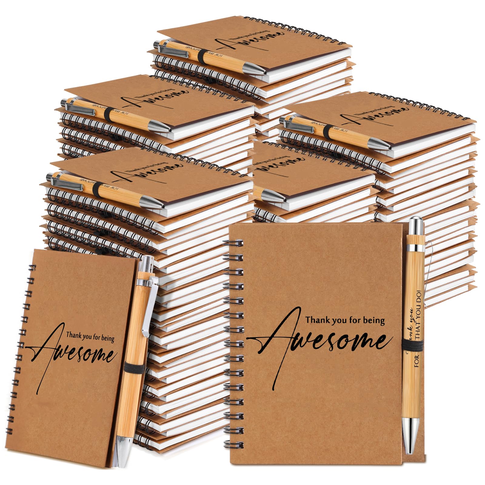 Spakon 40 Pcs Pocket Weekly Goals Planners And Bamboo - View #6