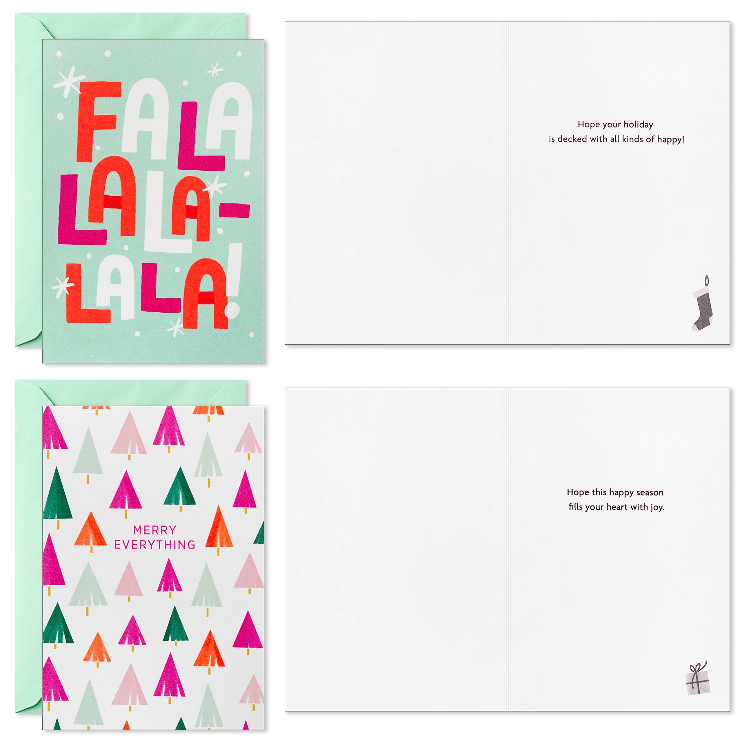 Hallmark Weihnachtskarten-Set Pastell – 24 Karten & Umschläge, 10,2 X 15,2 Cm, Botschaften Der Hoffnung