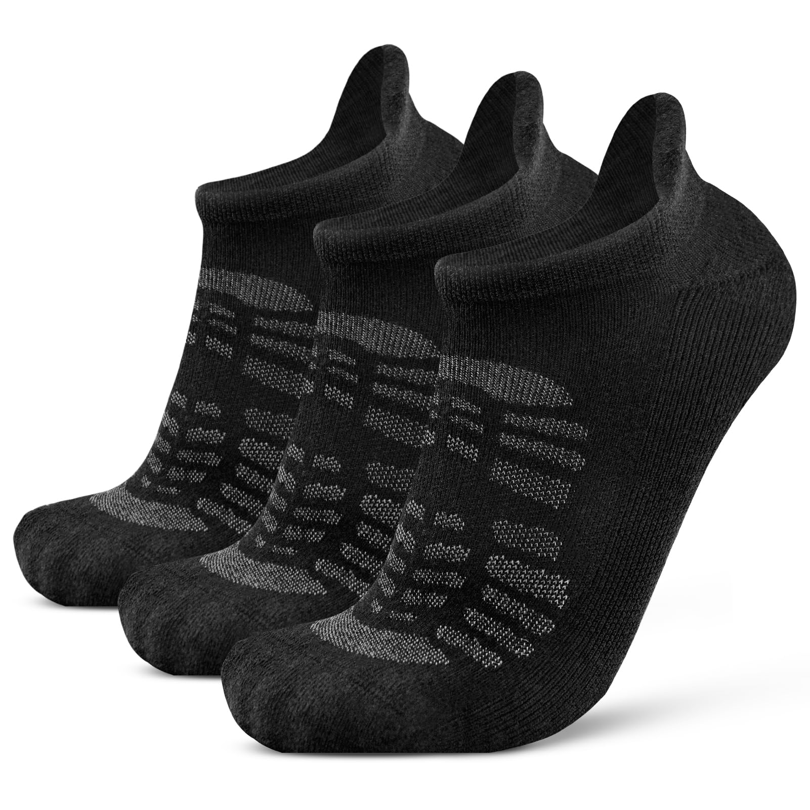 Busy Socks Compression Ankle Merino Wool Blend Running Thick Cushion Socks