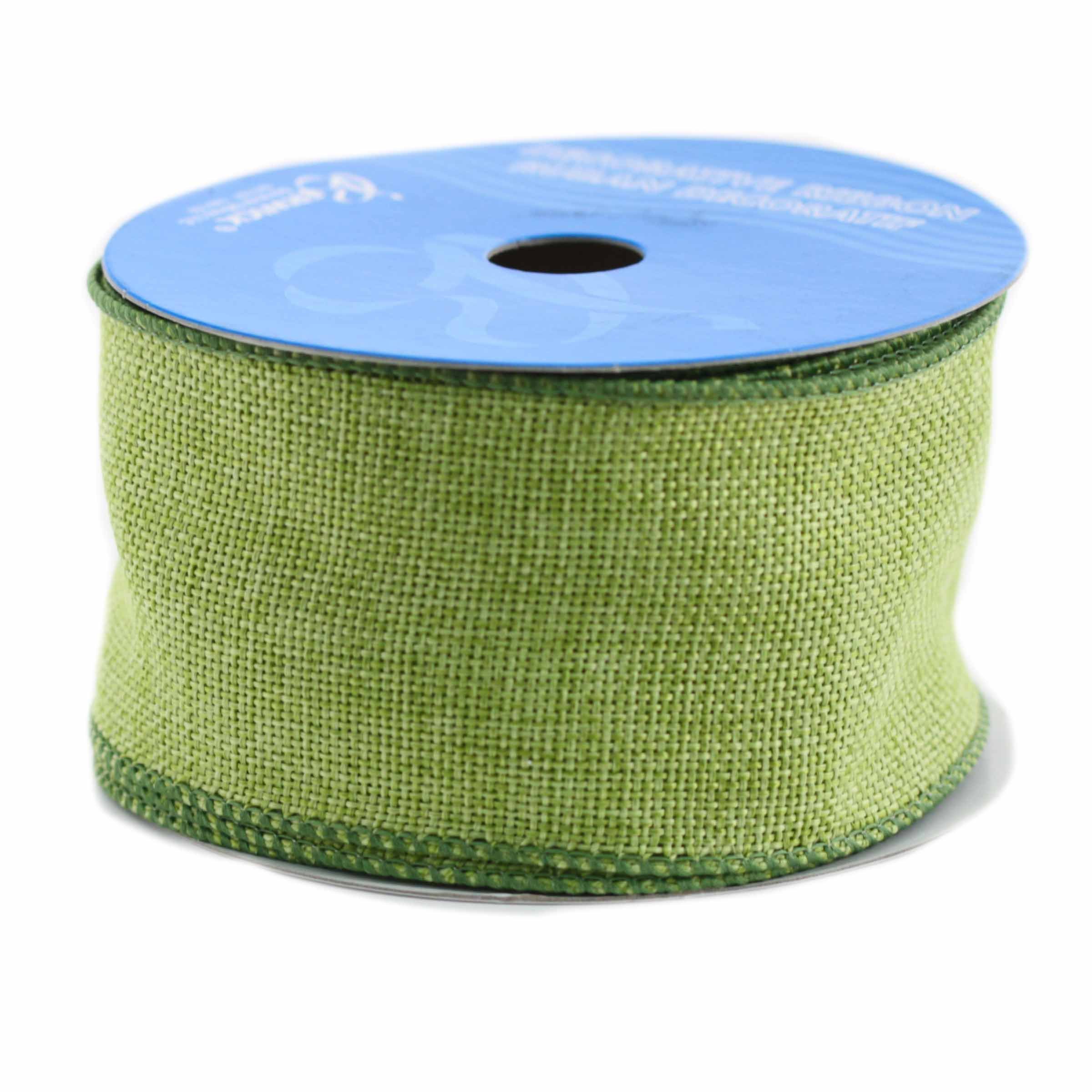 BerwickBerwick Wired Edge Saddle Craft Ribbon, 2-1/2-Inch by 10-Yard Spool, Citrus