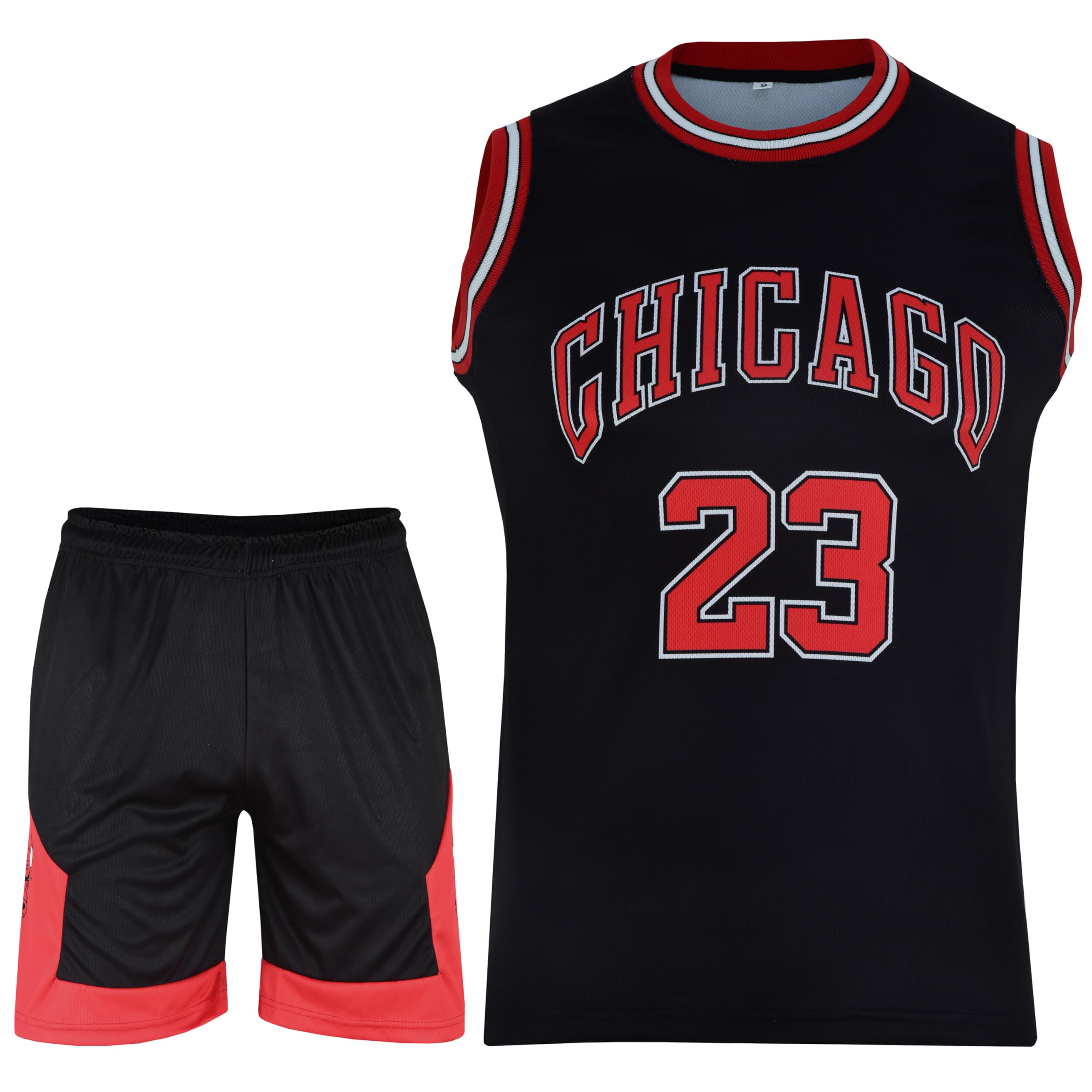 KONCEPT Basketball Kit - 2-piece basketball shirt & short, sleeveless basketball outfit, adult basketball Jersey sportswear