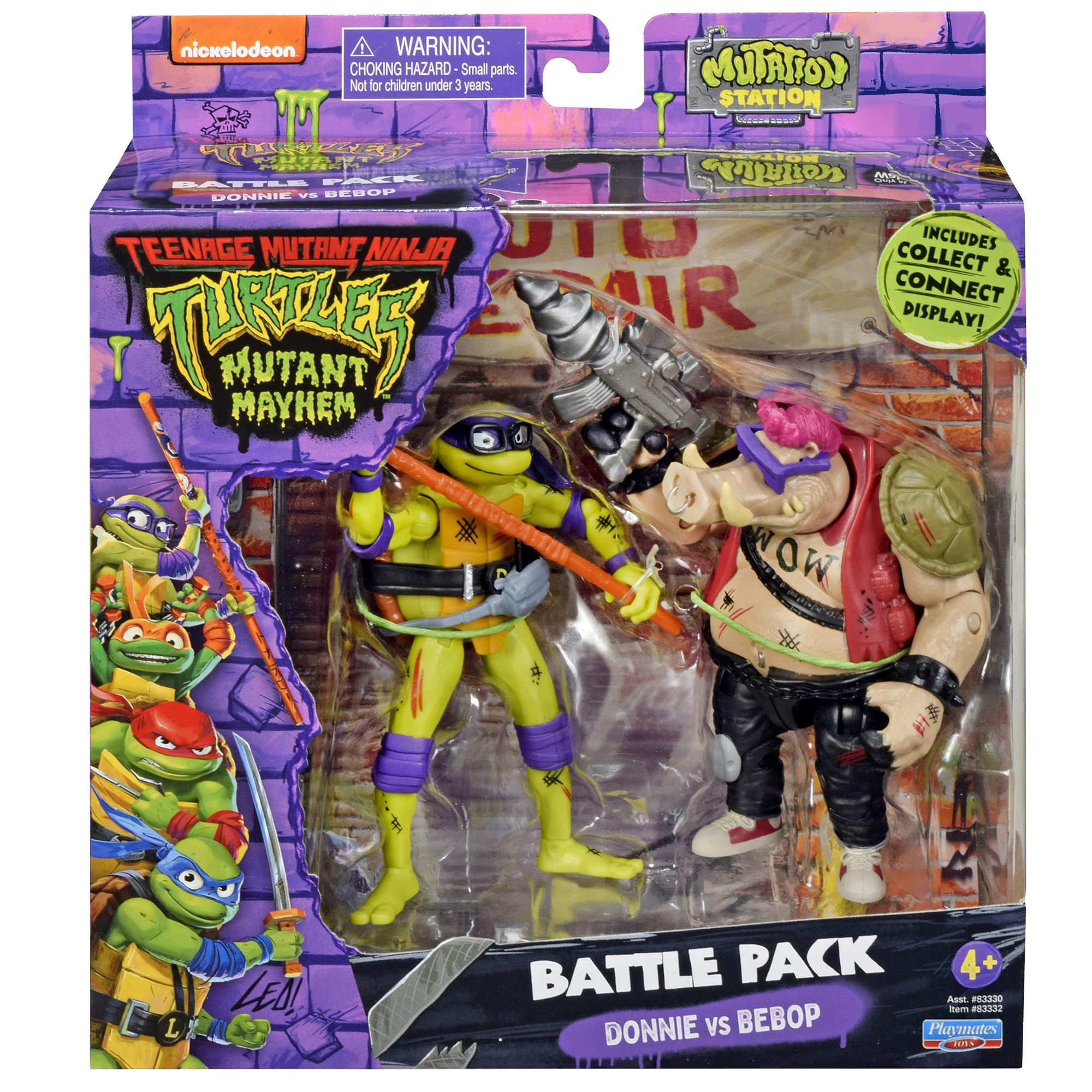 Teenage Mutant Ninja Turtles Donatello Contre Bebop