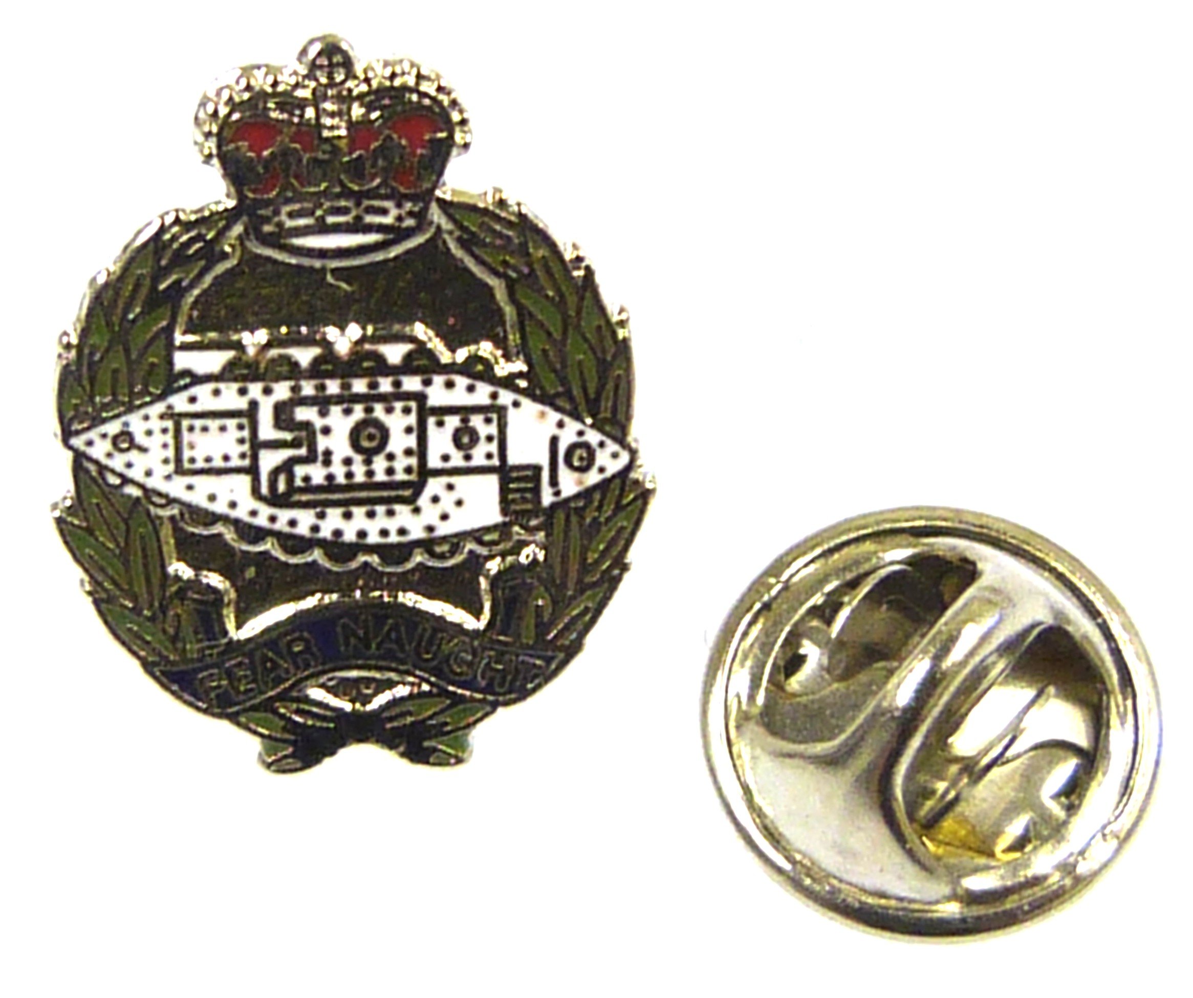 The Quartermaster Online Men's As Per Picture Rtr Royal Tank Regit Coloured Lapel Pin Badge (Metal/Enamel)
