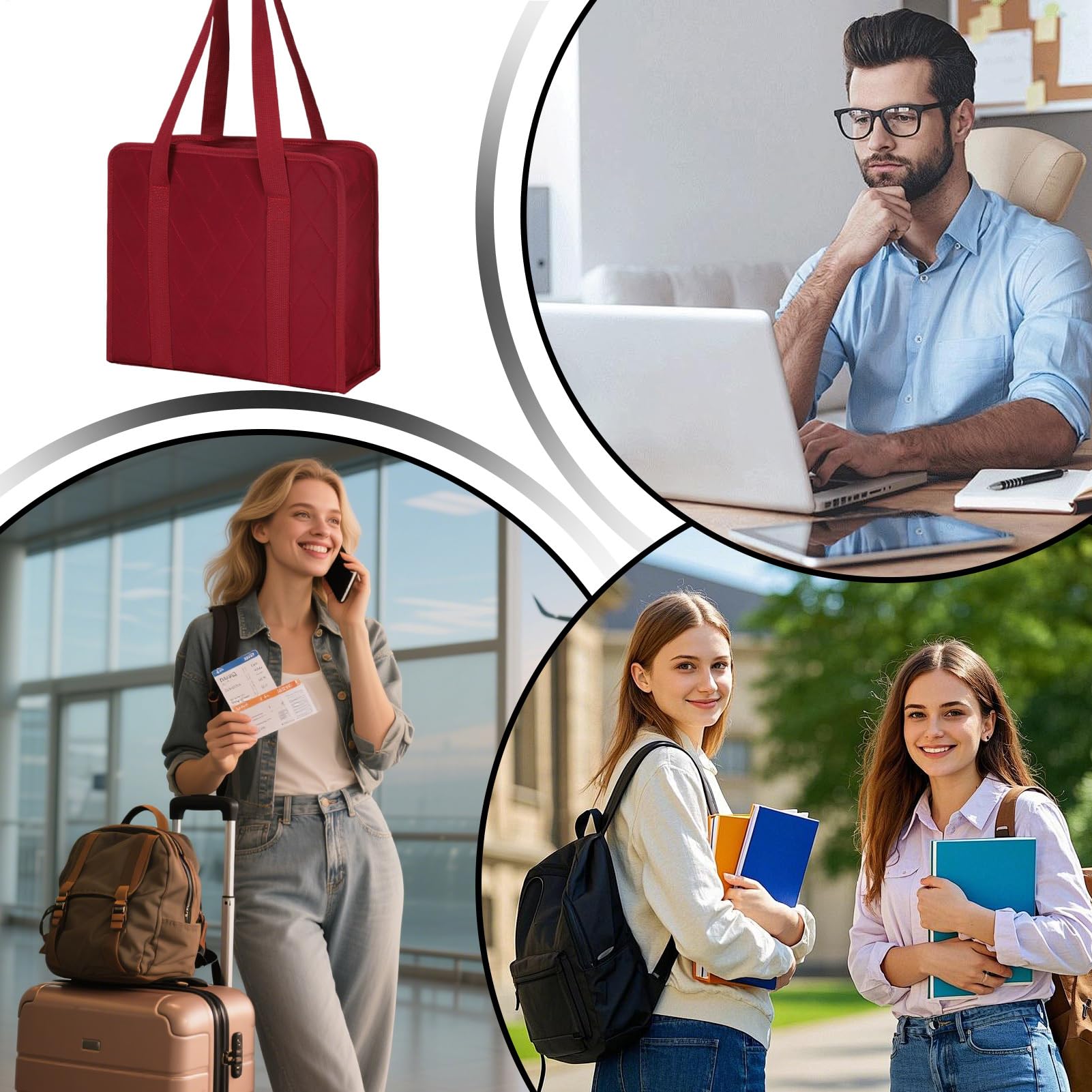 Scatola Portadocumenti Ignifuga Borsa custodia portatile di sicurezza | Box ignifugo per casa e documenti Per Casa Ufficio Viaggio Scuola Università Affari Auto E Banca