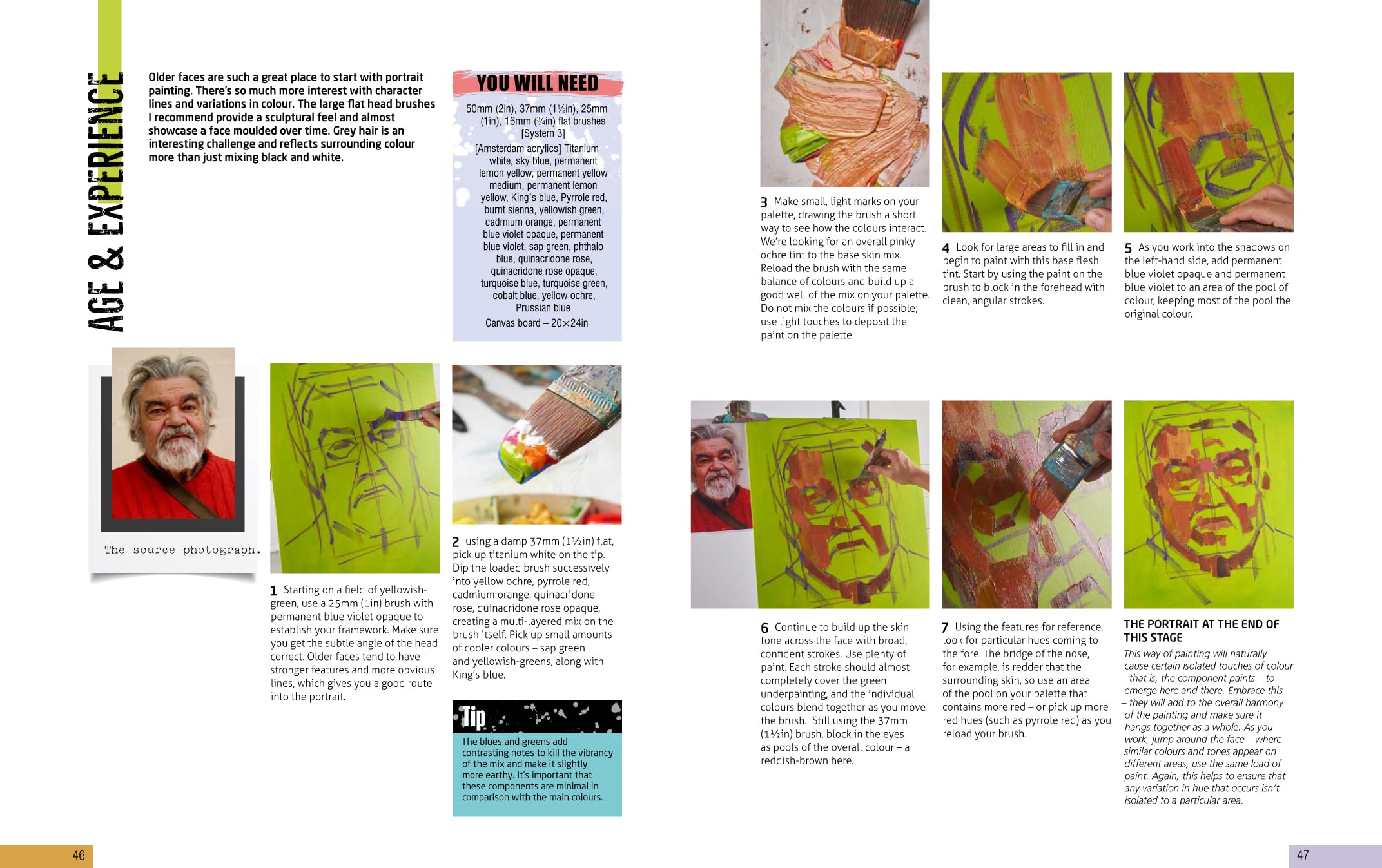 Painting Portraits in Acrylics: A Practical Guide to Contemporary Portraiture