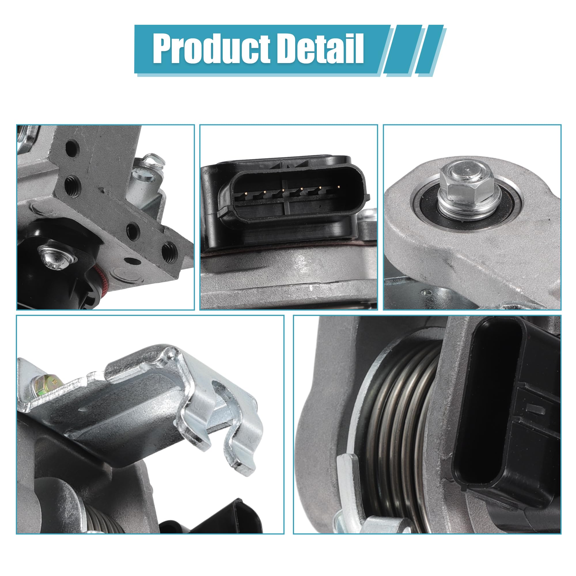 QUARKZMAN Capteur De Pédale D'Accélérateur Pour Honda TL 04-07 1pc | Noir, Argenté, Métal, Plastique, 37971RCAA01/37971RDJA01, 10x7.8x7.7cm, 6 Broches, Pour Honda, Pour Acura Tsx Mdx 2004-2007