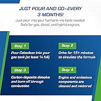 Vista 7 de Cataclean Limpiador del sistema de combustible y escape – Pasa las pruebas de emisiones – Borrar las luces del motor – Restaura convertidores