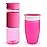 Munchkin Miracle 360 Spill Proof Sippy Cups, 24 and 10 Ounce, 2 Pack, Pink - Toddler and Adult Set