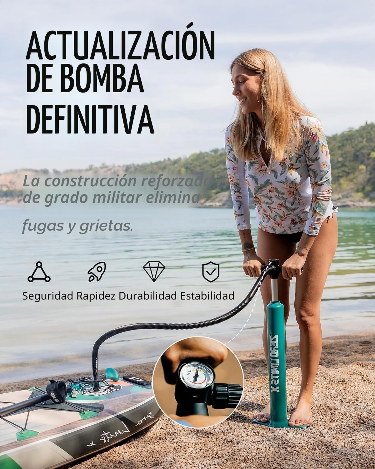 ZLX Tabla Paddle Surf Hinchable 320x84 cm, Sup con Asiento y Accesorios, Paddle Board Antideslizante, Estable y Resistente, Capacidad 200 kg, para Principiantes y Avanzados
