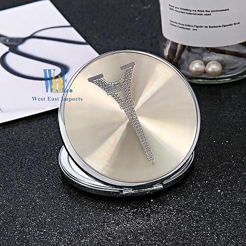 Miniatura 6 de WE París - Espejo compacto con diseño de torre Eiffel, 12 piezas, juego de regalo de cumpleaños francéslindo espejo de regalo para niña y mujer