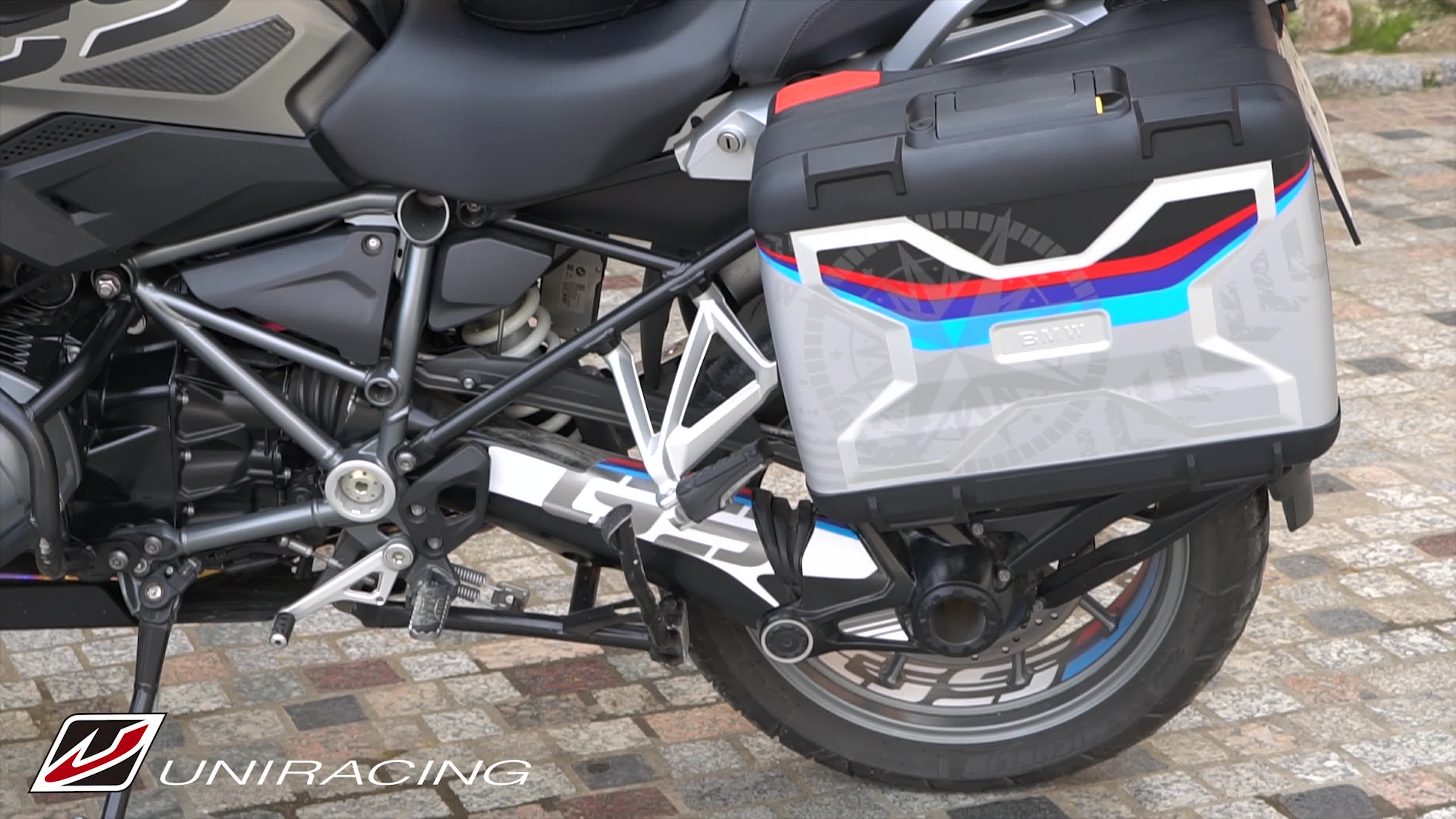 Uniracing K48409 Scratch Saver - Adesivi Protettivi Per Valigia BMW Vario 2004-2012 - 2
