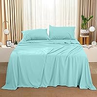Vista 7 de Utopia Bedding Full Bed Sheets Set - 4 Piece Bedding - Brushed Microfiber - Shrinkage and Fade Resistant - Easy Care (Full, Spa Blue)