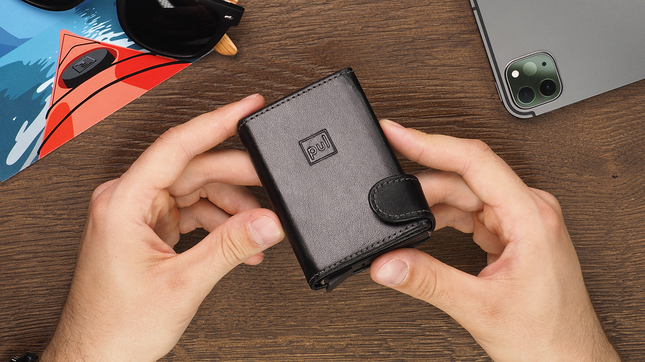 Amazon.com: pularys Mini Wallet LONDON - Credit Card Holder Made