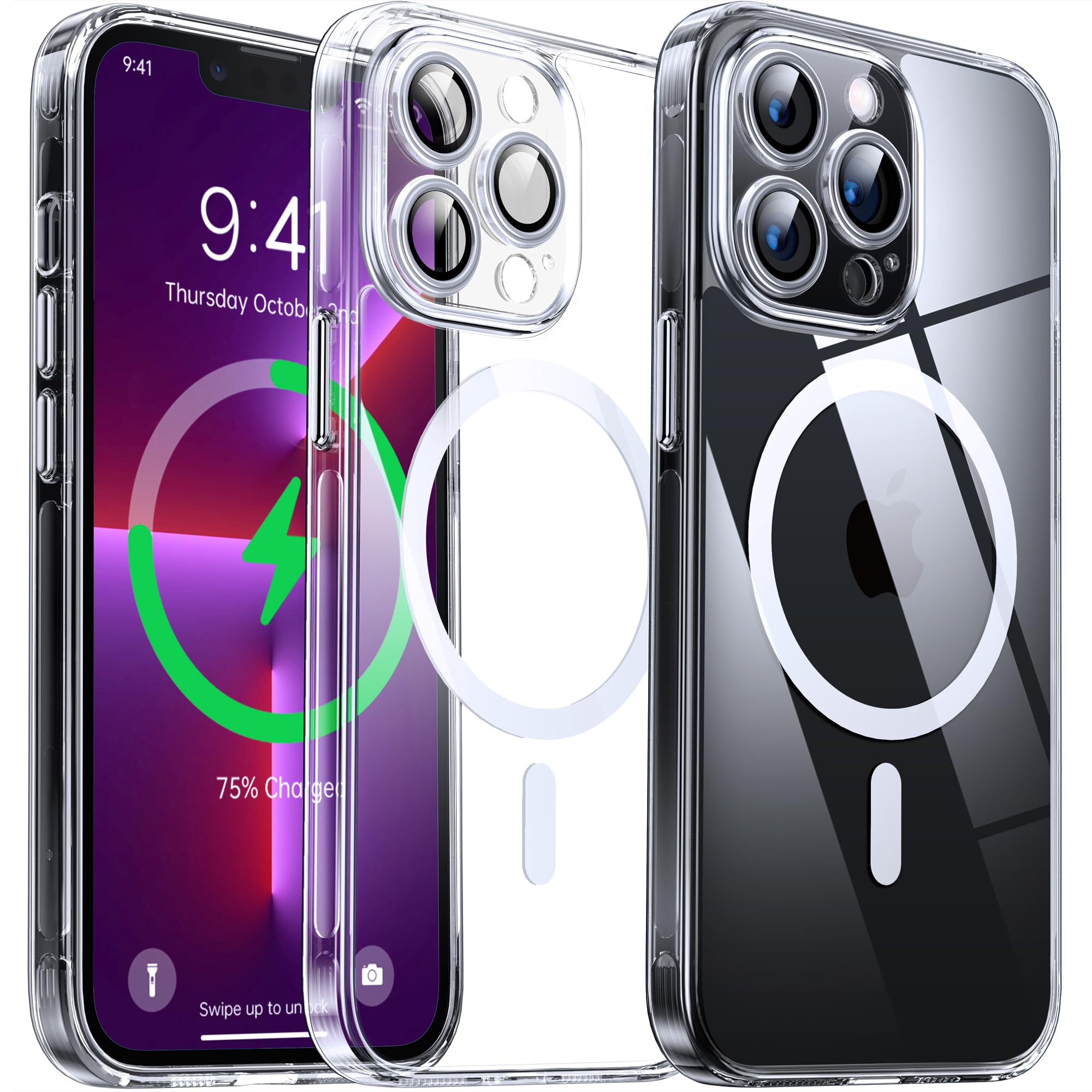 Coque iPhone 13 Pro transparente avec protection objectif intégrée - 8