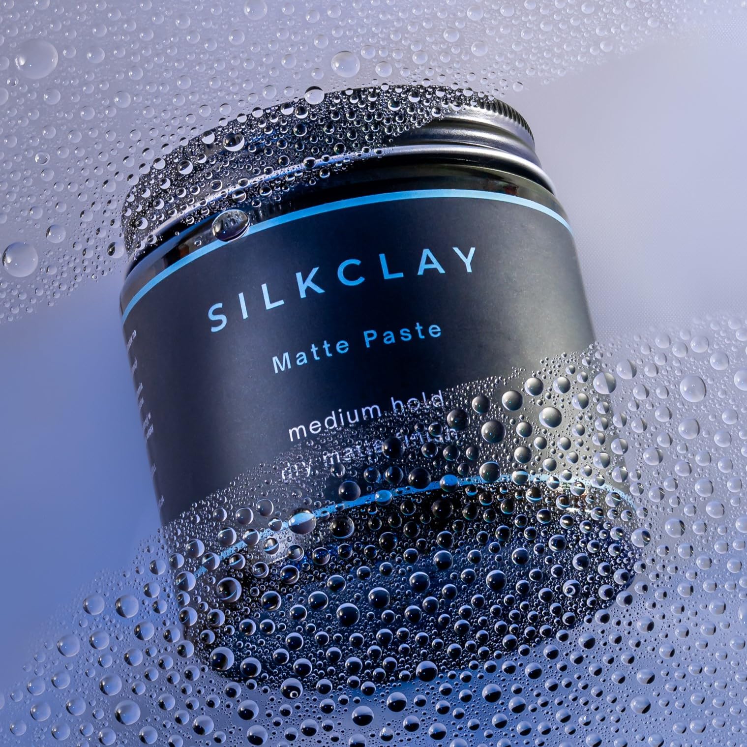 SILKCLAY Pasta opaca 120 ml di pasta per capelli da media a tenuta solida, finitura opaca naturale opaca Quiff Crop
