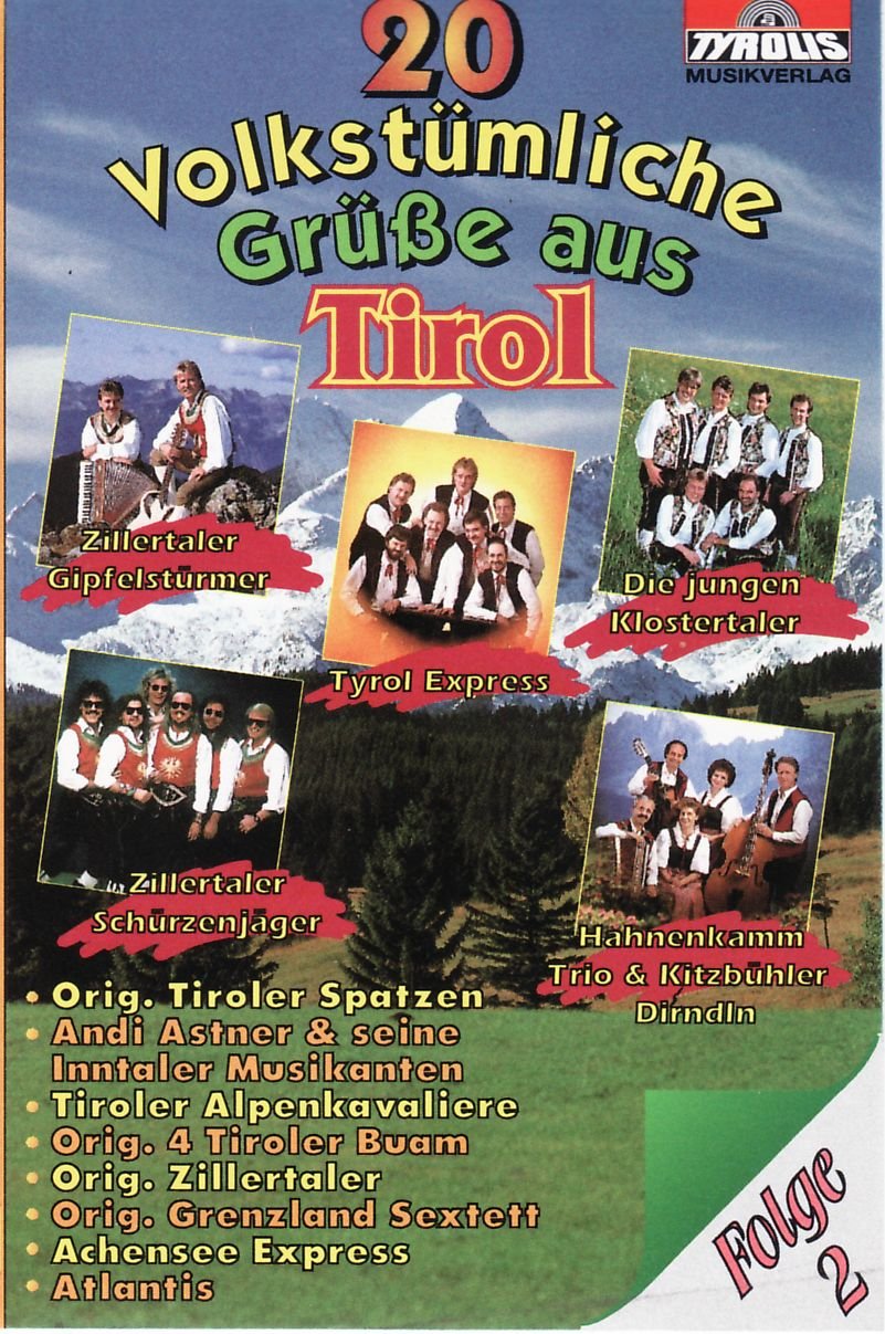20 Volkst.Grüsse a.Tirol Folge [Musikkassette] [CASSETTE]