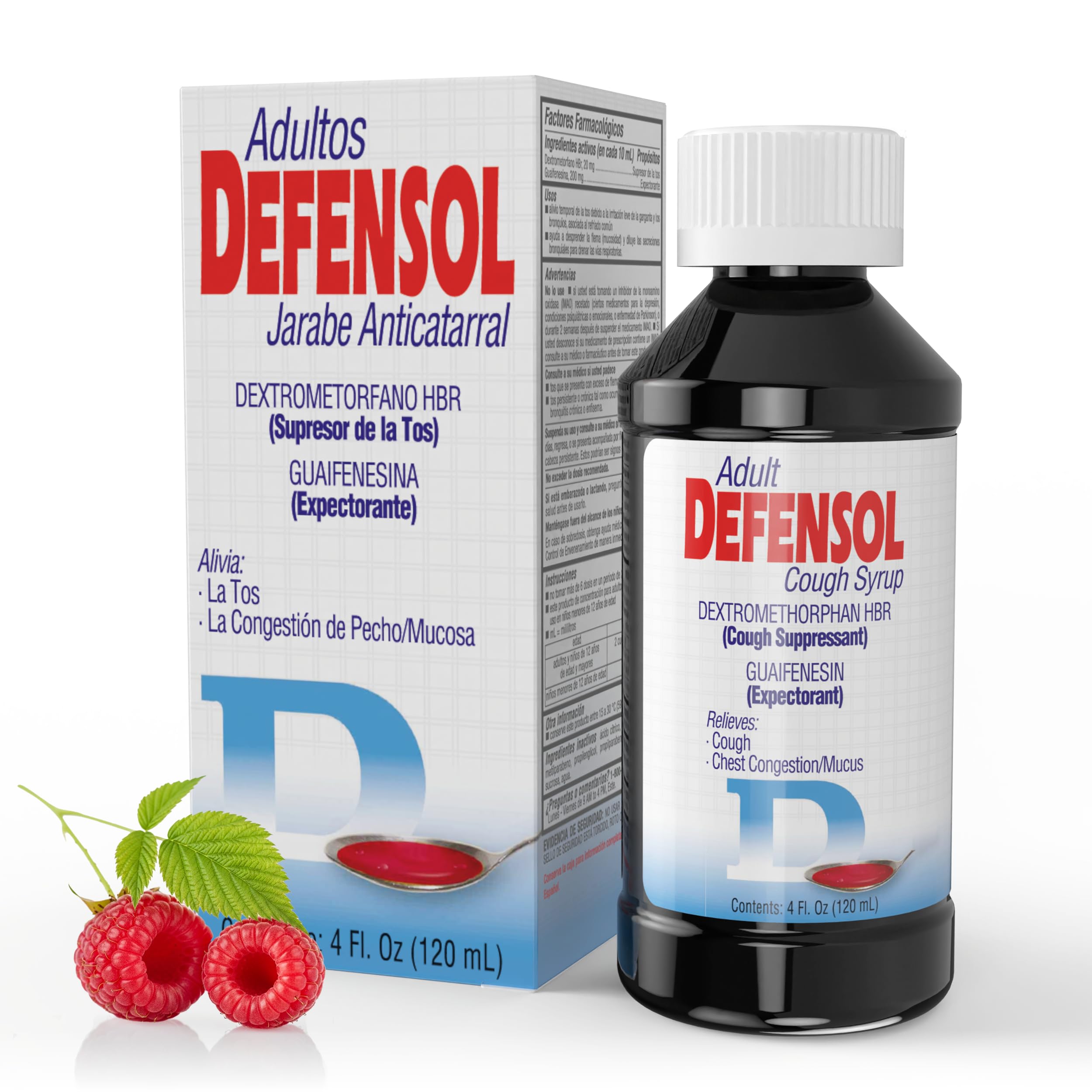 Amazon.com: DEFENSOL Adult Cough Syrup, Cough Suppressant