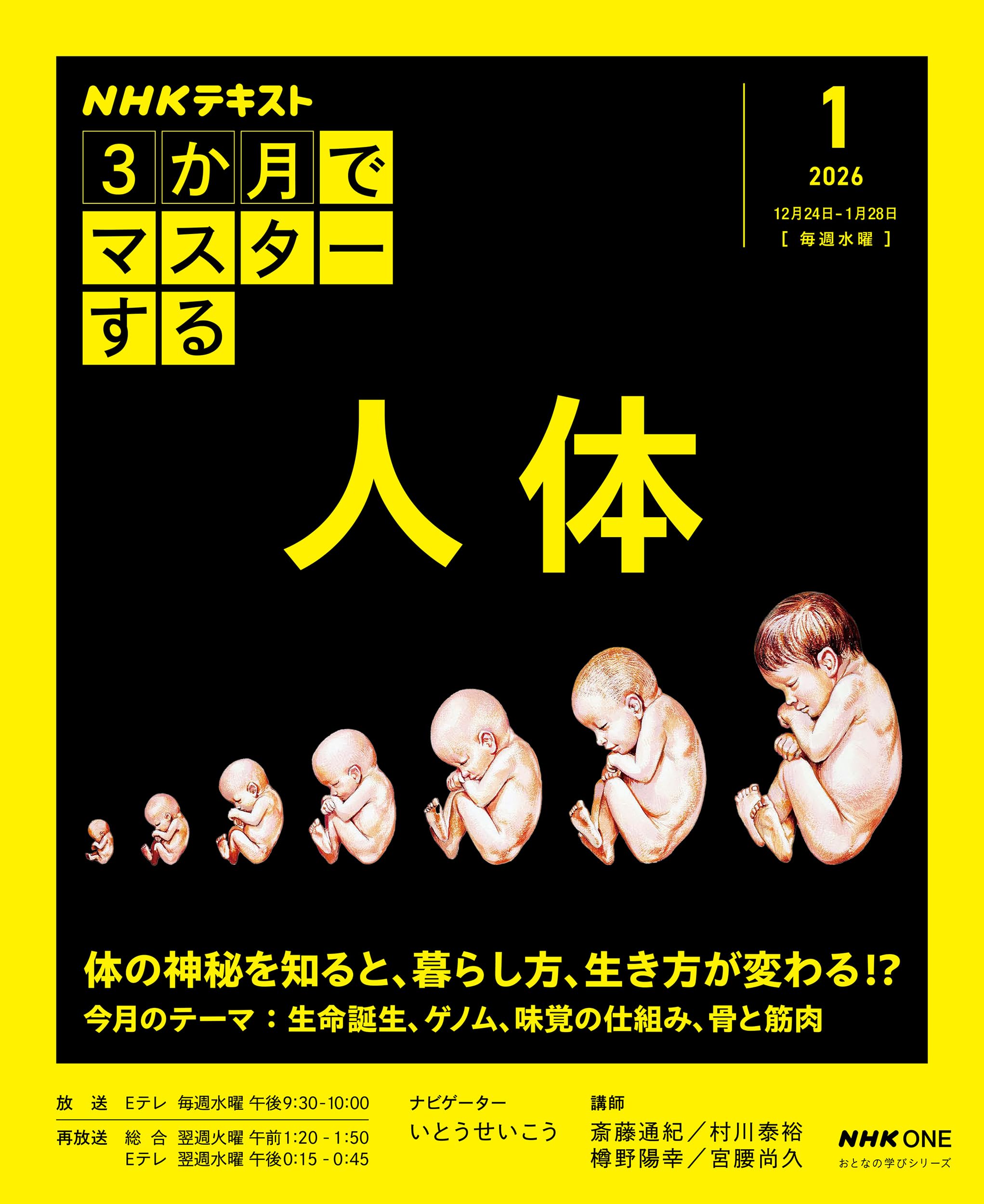 NHK3か月でマスターする 人体 1月号 (おとなの学びシリーズ)