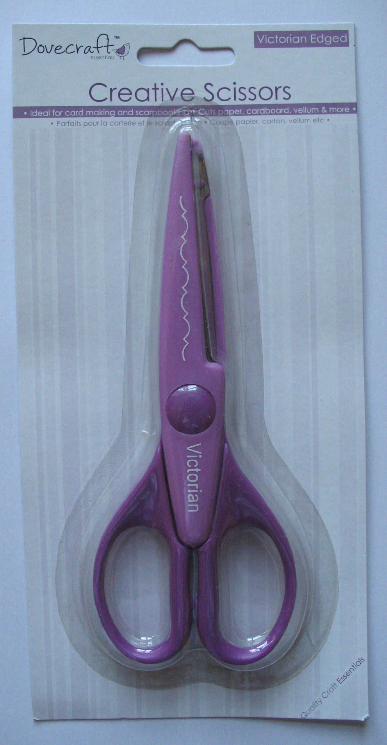 Dovecraft Essentials - Victorian Edged Creative Scrapbooking & Craft Scissors