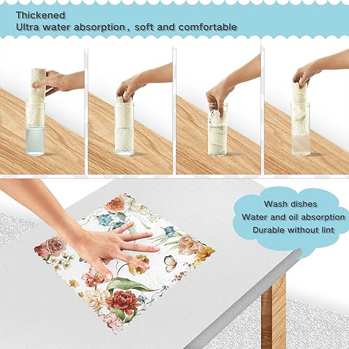 Miniatura 4 de FRODOTGV Juego de 6 toallas de cocina y paños de cocina y paños de cocina de secado rápido para horno de restaurante