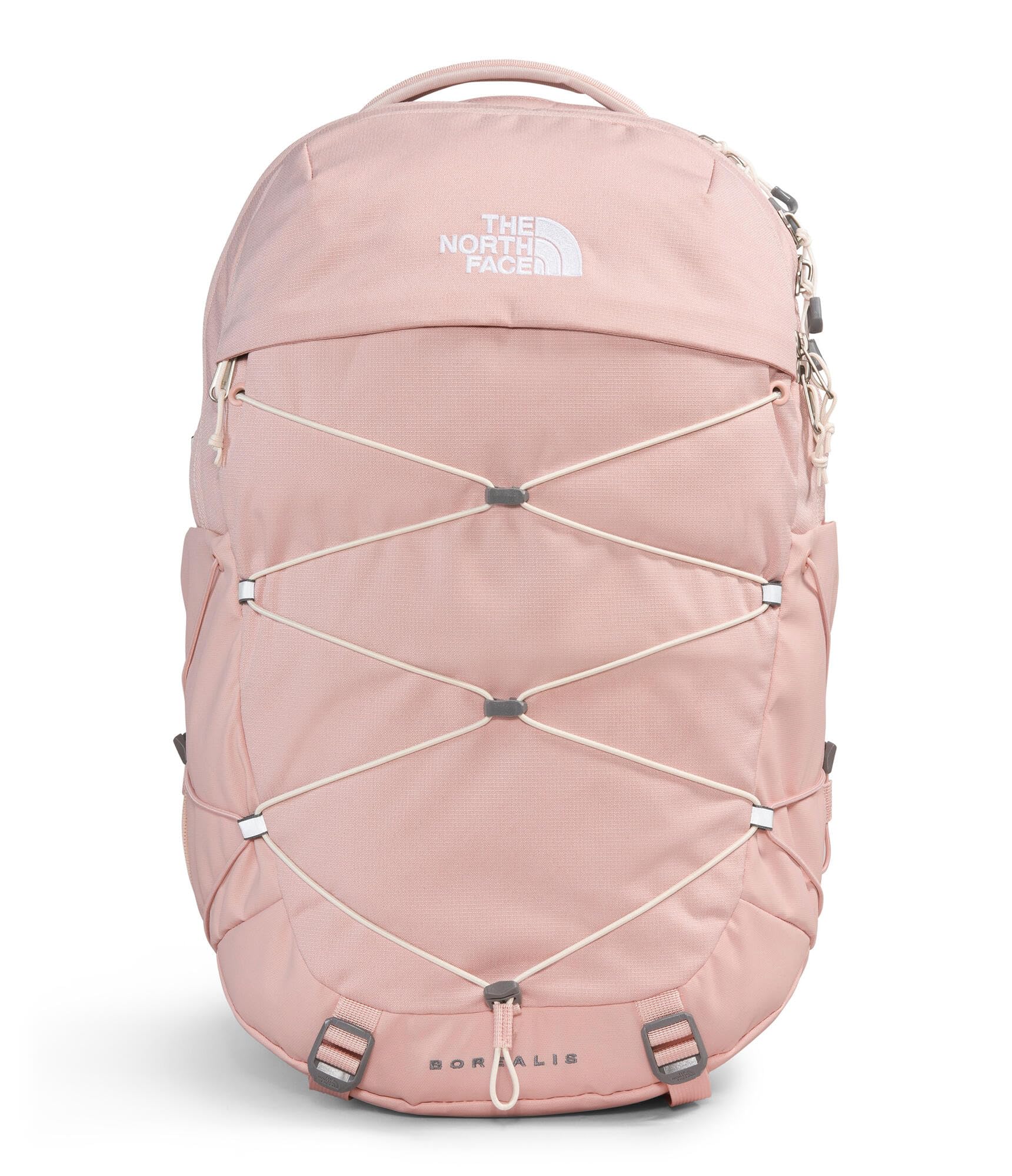 Women's Borealis Commuter Laptop Backpack - Everyday Travel Bag, 16" Laptop Sleeve, Reflective Details, Pink Moss Dark Heather/Gardenia White-NPF, One Size