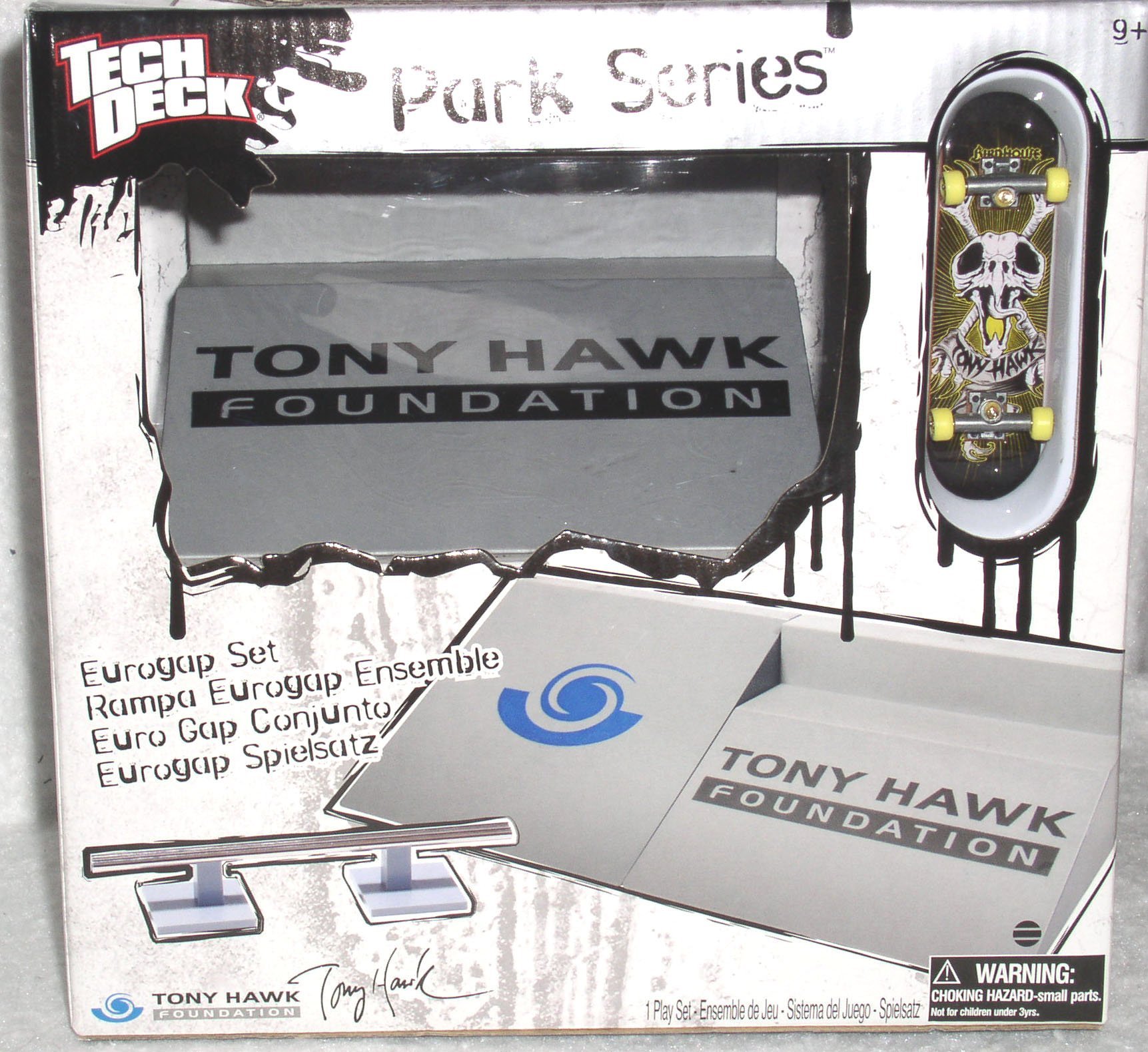 Tech Deck Tony Hawk Park Series Eurogap - Silver [Toy] Skateboarding [Toy]