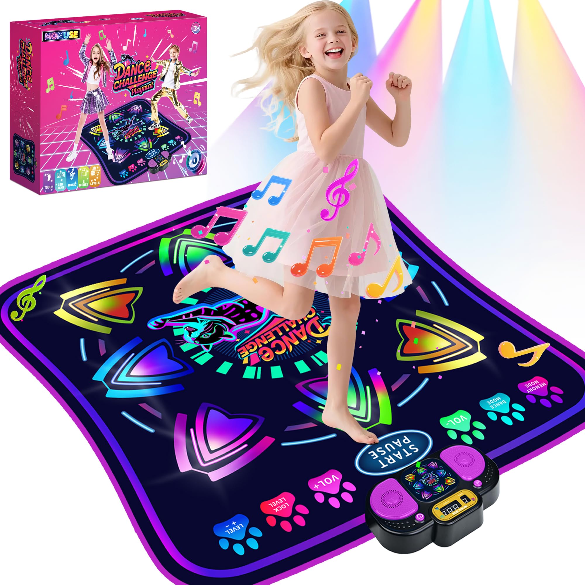 HOUSEなどダンスミュージック1箱セット約70枚 Amazon.com: MOMUSE Kids Dance Mat with Display & Lockable Levels