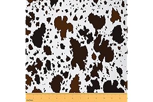 Manfei Cowhide Fabric by The Yard: Unleash Your Wild Side in Craft and Decor