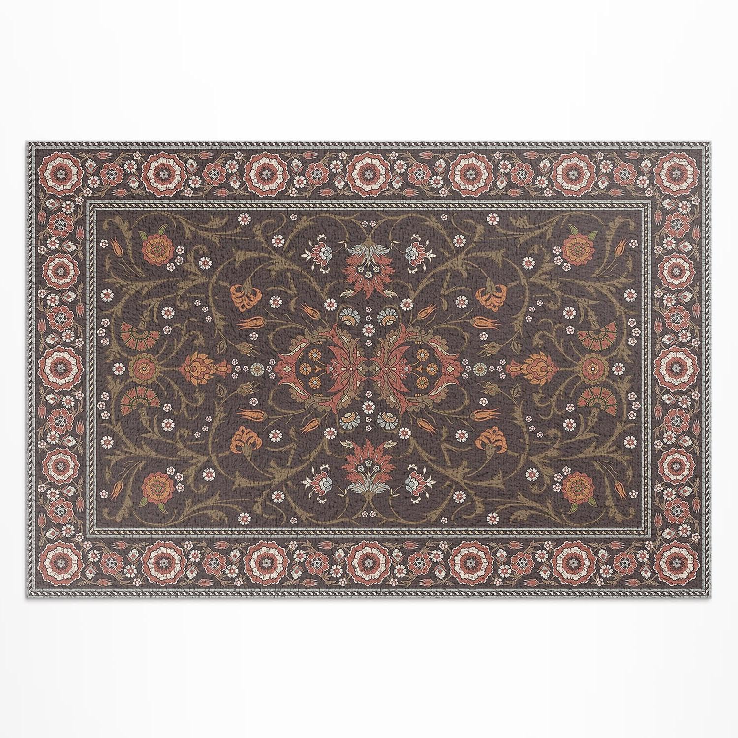 Tapis de balcon fleurs classiques pour embellir votre terrasse 150x225