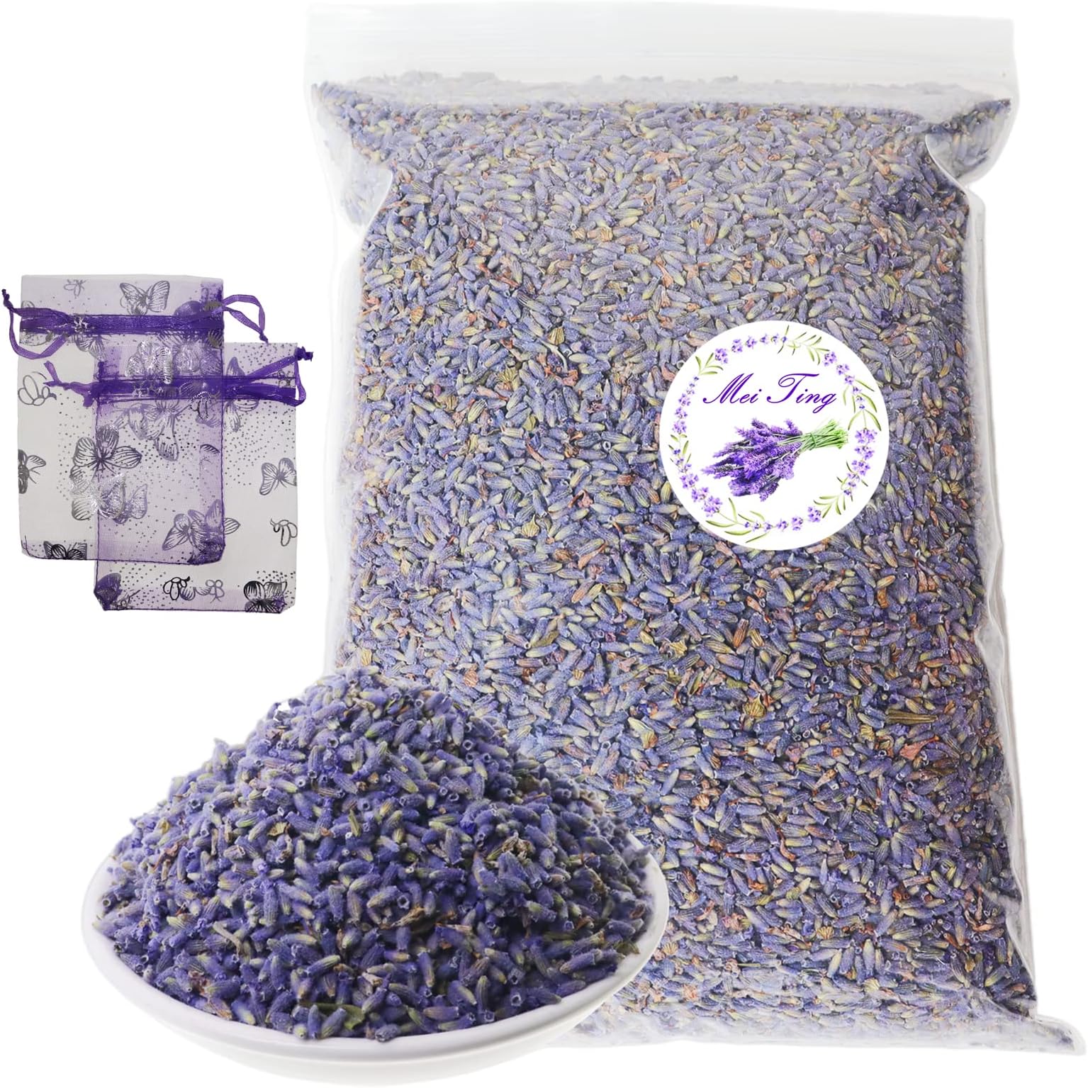 OneDove 1 Pounds Lavender Buds Dried Flowers,100 Natural
