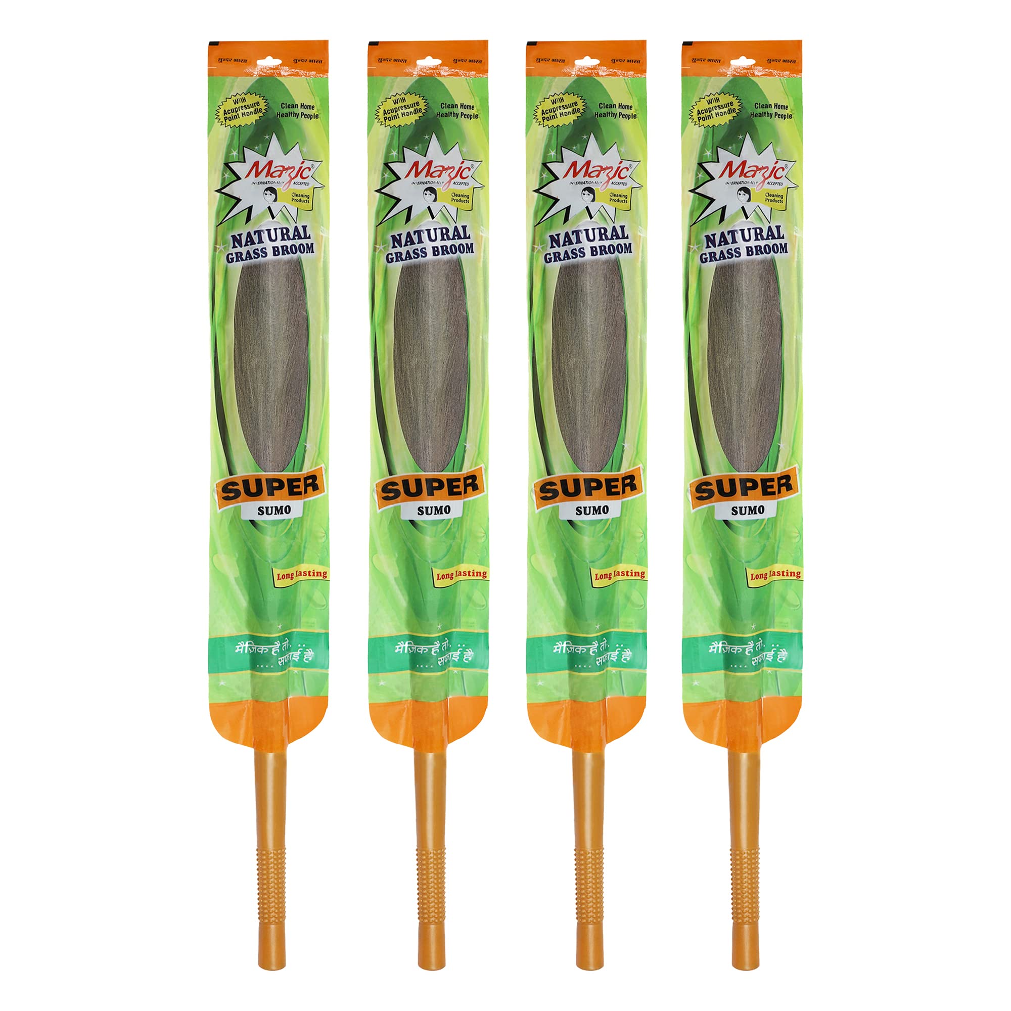 Buy Mazic Super Sumo Floor Broom Stick, Indian Brush Jhadu with