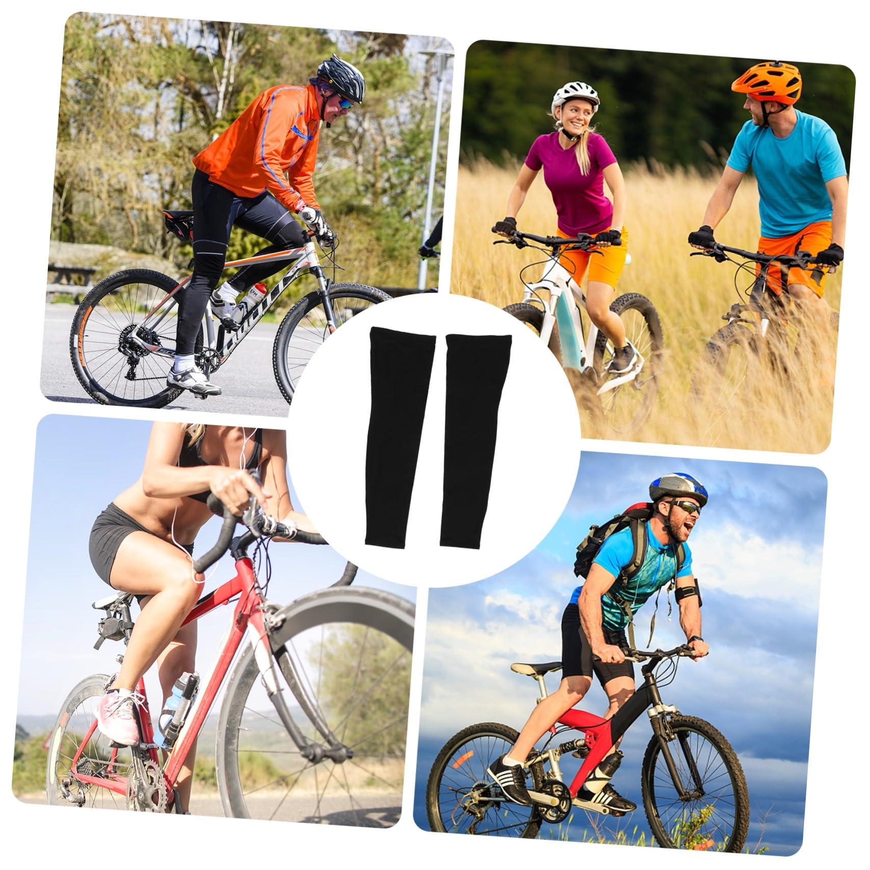 Kisangel Thermische Fahrradhosen Beinwärmer Fleece Winddicht Knieschoner für Herren für Outdoor Aktivitäten im Winter Unterstützt die Muskulatur und Fördert die Durchblutung