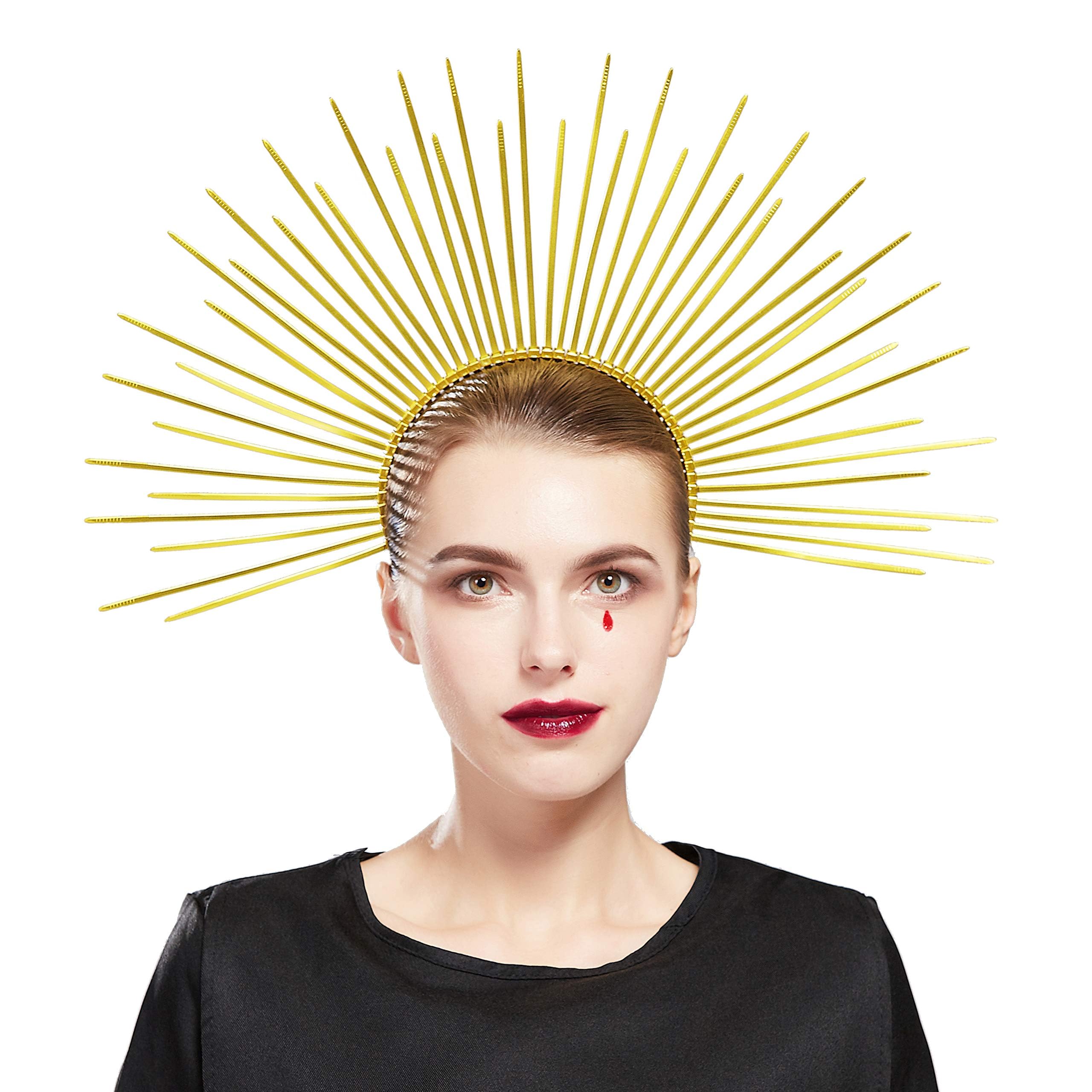 Amazon.com: Fantherin Women's Mary Halo Crown Headband Zip Tie Amazon.com: Fantherin Women's Mary Halo Crown Headband Zip Tie