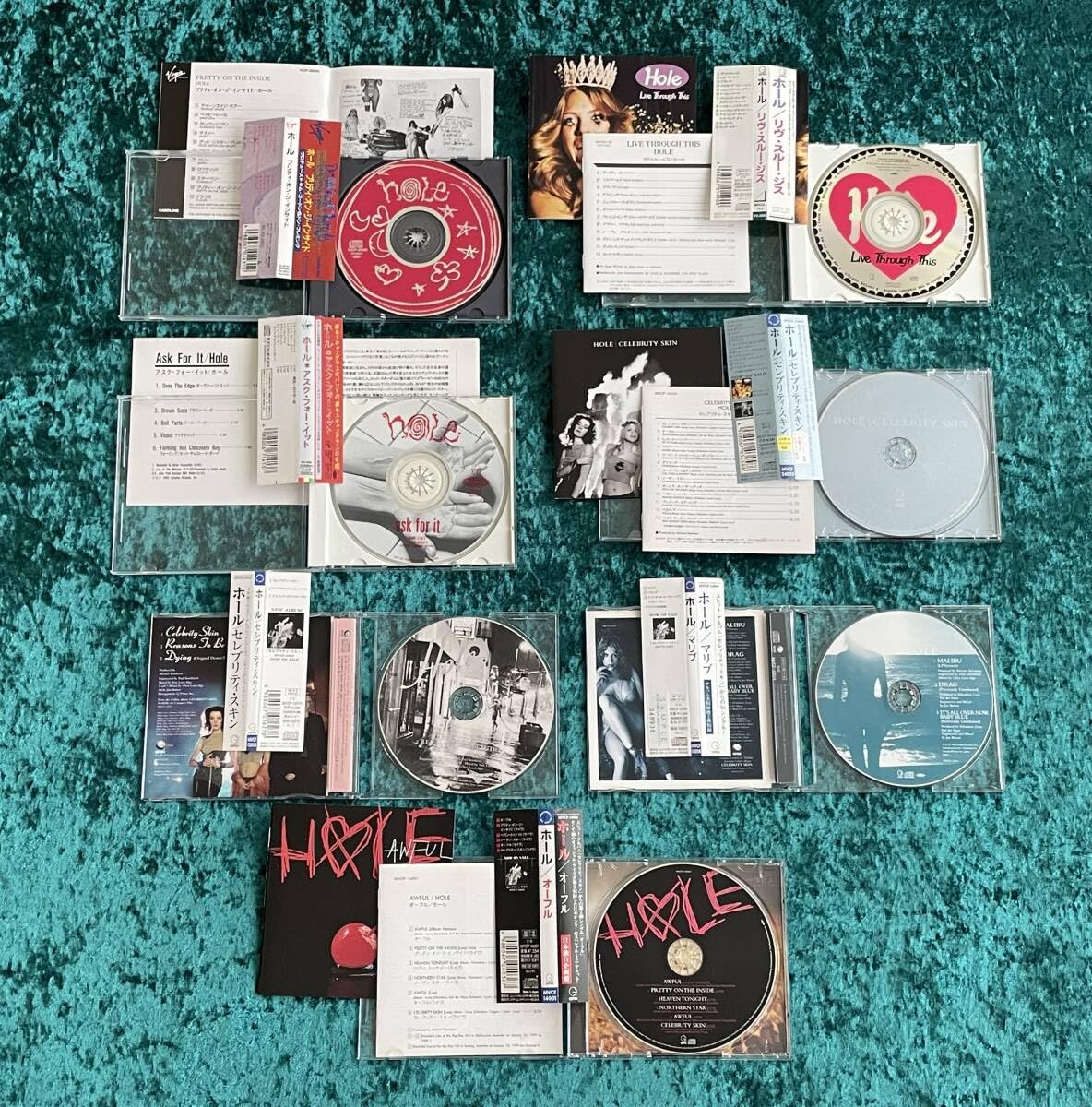 Amazon.co.jp: ☆HOLE/COURTNEY LOVE☆CD18枚セット(アルバム/シングル
