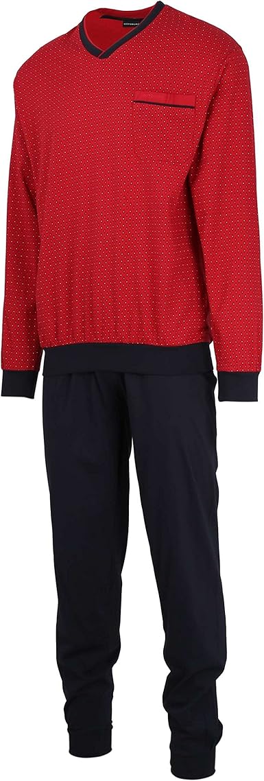 Pijama En Franela De Algodón - Azul/Cuadros - Kids | H&M MX