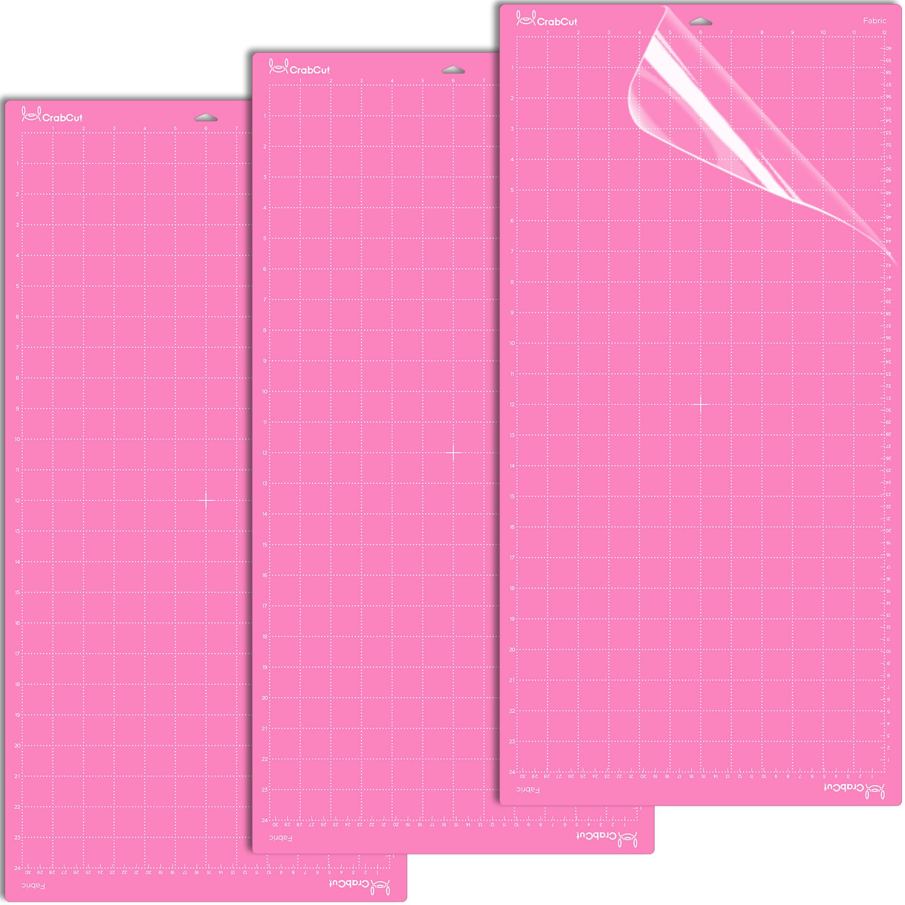 Alfombrillas de corte para Cricut/Siser: 12 x 24 pulgadas, adhesivo de tela, duradero, duradero, tapete de corte de repuesto para Cricut Maker 3/Maker/Explore 3/Air 2/One/Siser Juliet/Romeo