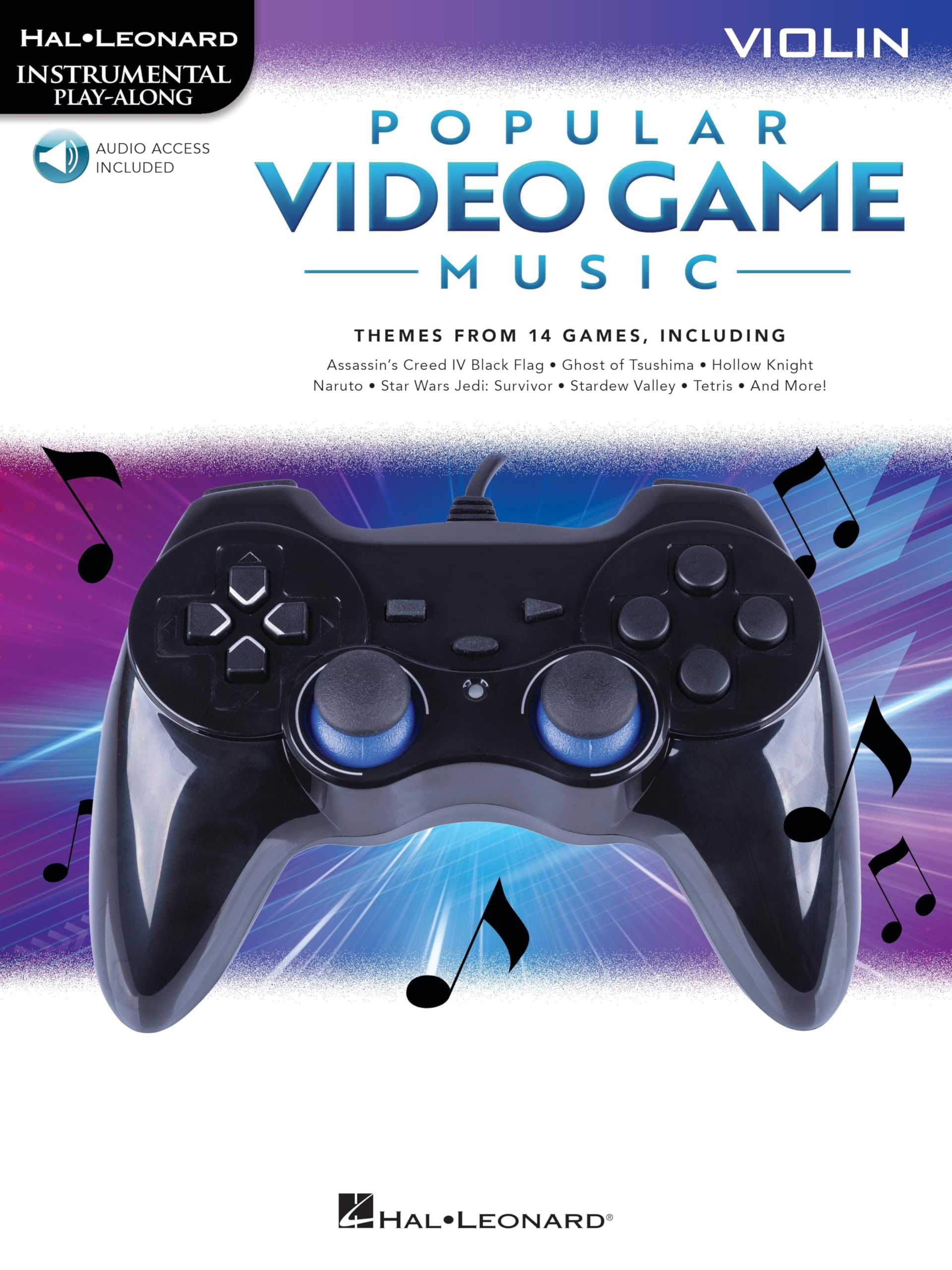 Popular Video Game Music - Violin | Sheet Music with Online Audio Tracks | Instrumental Play-Along Songbook for Gamers and Musicians | Violin Game